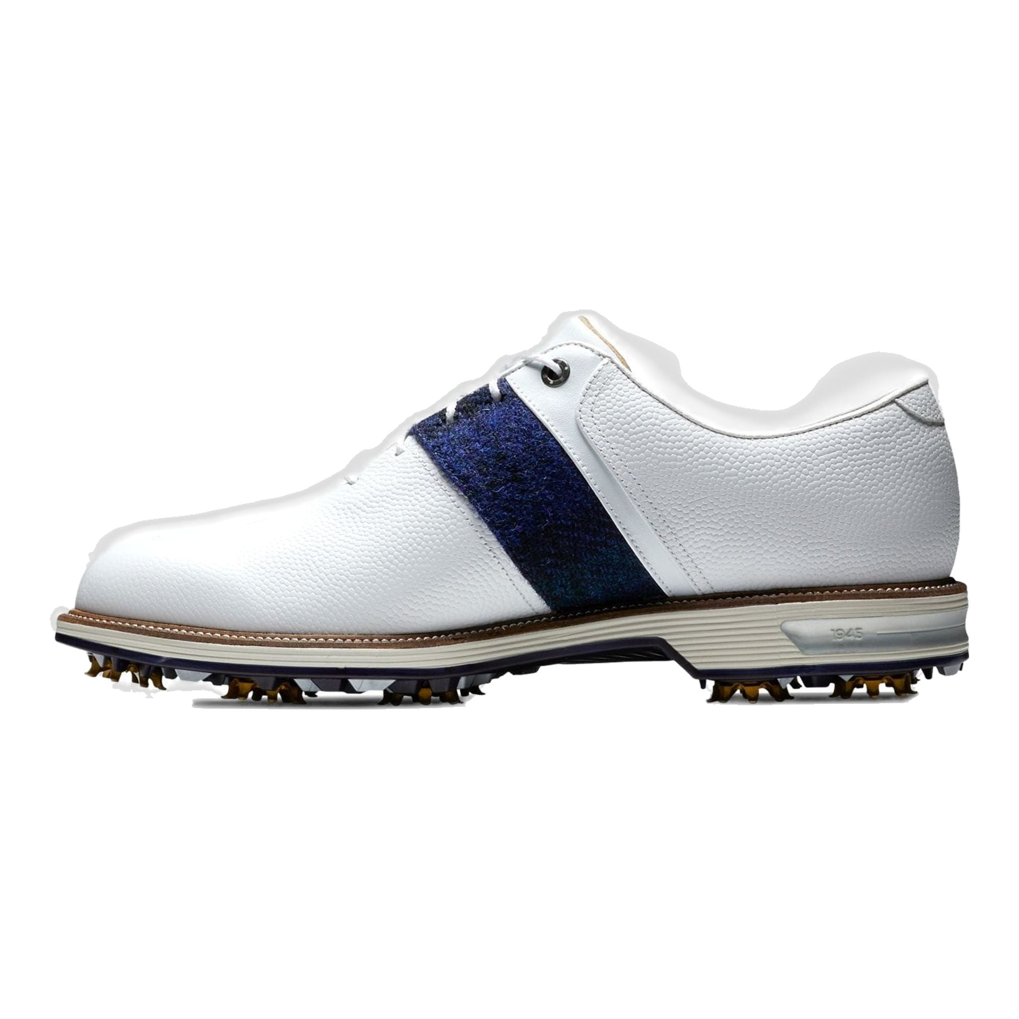 Footjoy M DJ Premiere Weiß/Blau/Grün Harris Tweed Herren
