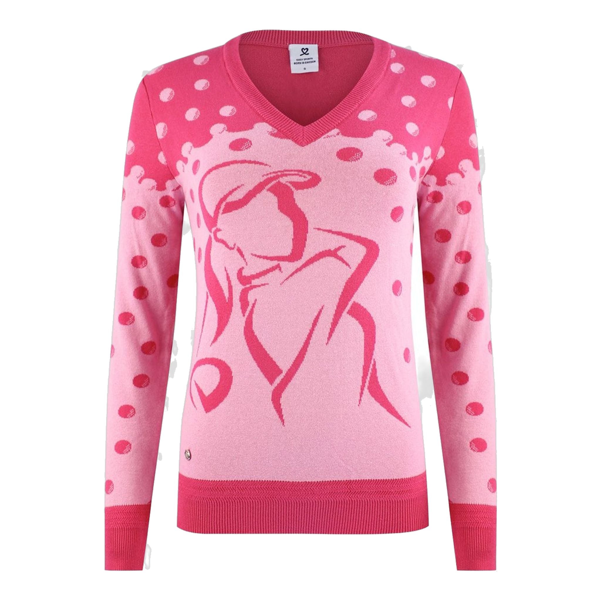 Daily Sports Pullover mit V-Ausschnitt W Aim Fruit Punch Damen