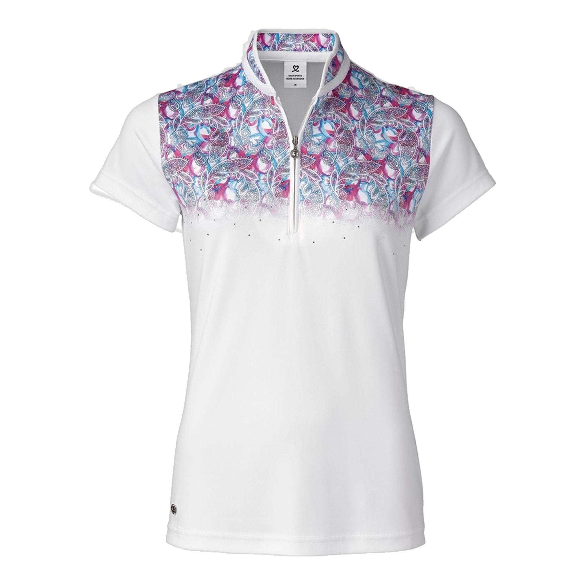 Daily Sports Paisley Damen Polo Weiß Damen