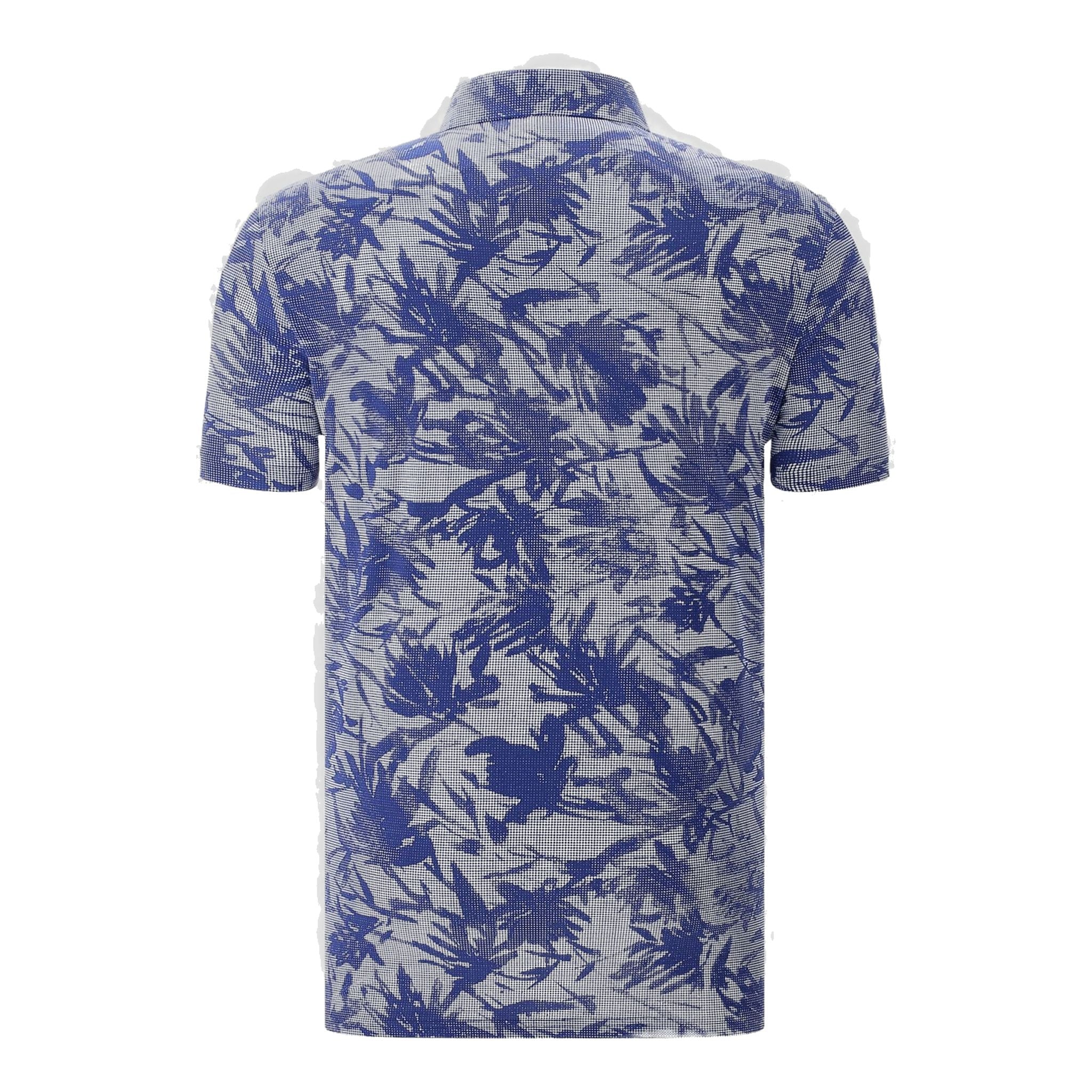 Chervo M Ambrosio SS Polo Blau/Blume Herren