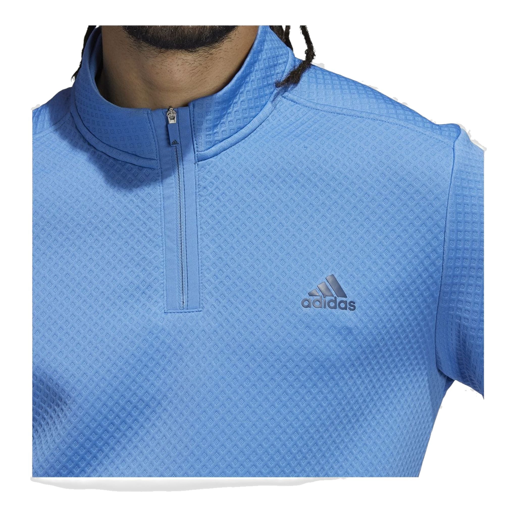 Adidas Sweater DWR Half Zip Blau Herren