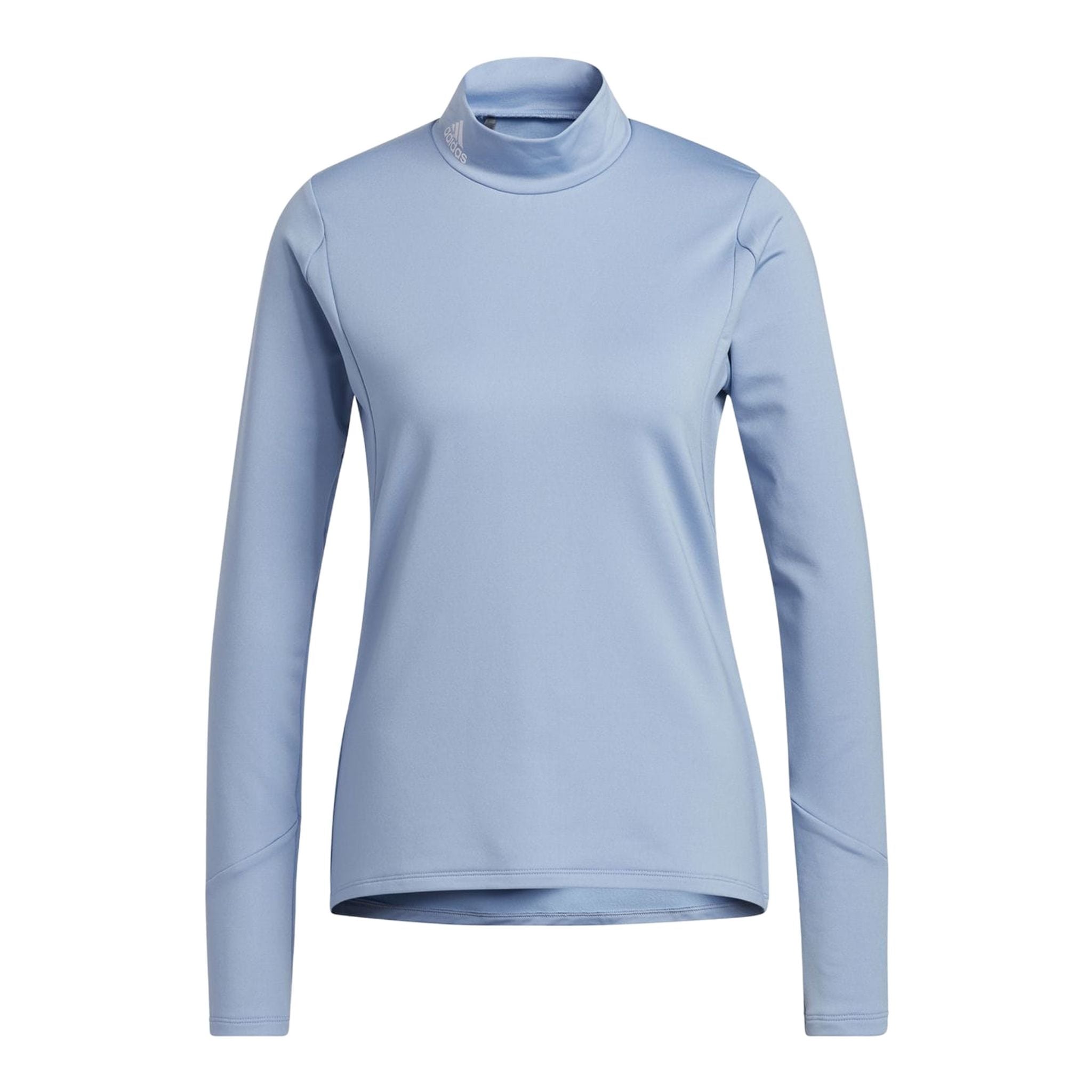 Adidas W Layer Mock Langarm Hellblau Damen