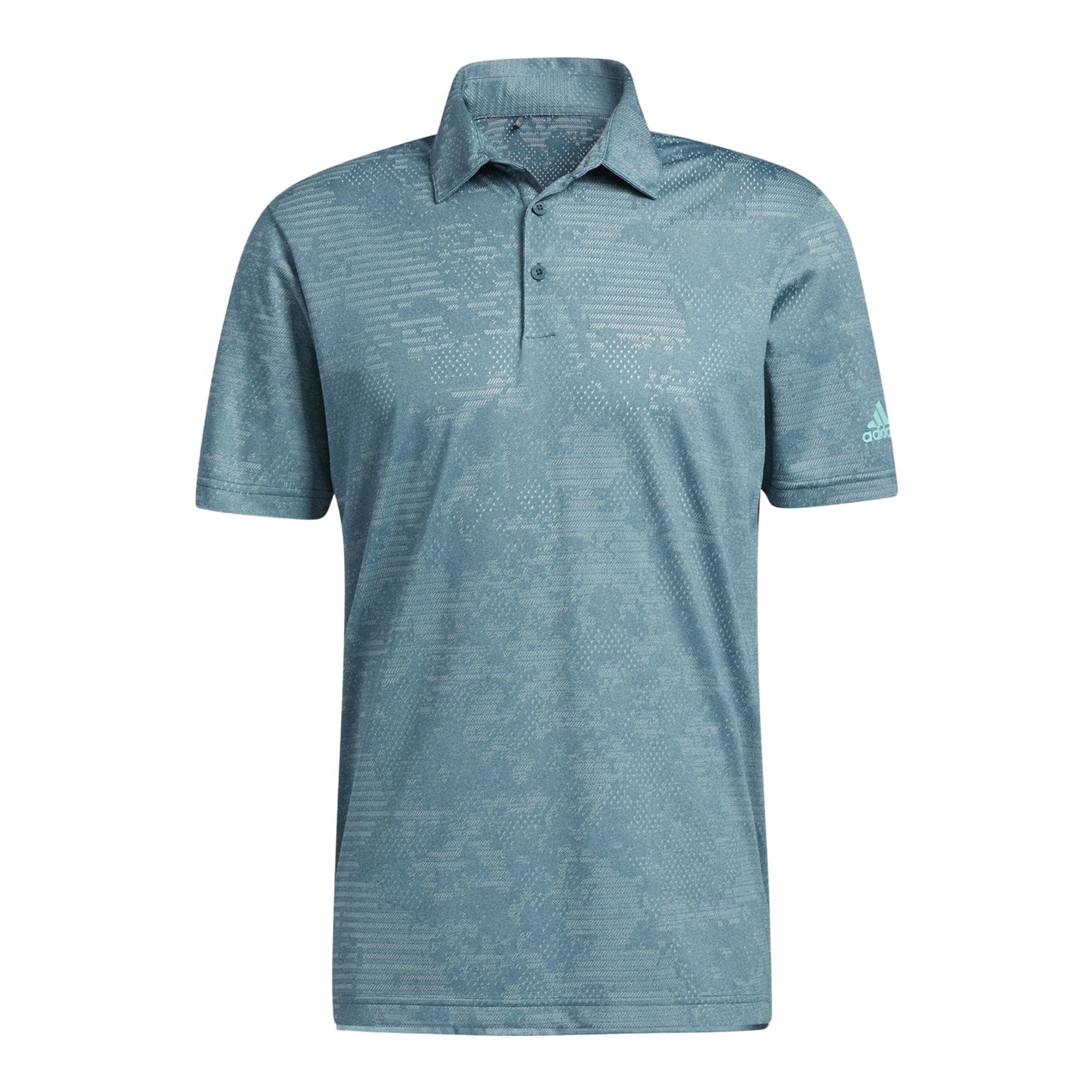 Adidas Camo SS Polo Teal/Mint Herren
