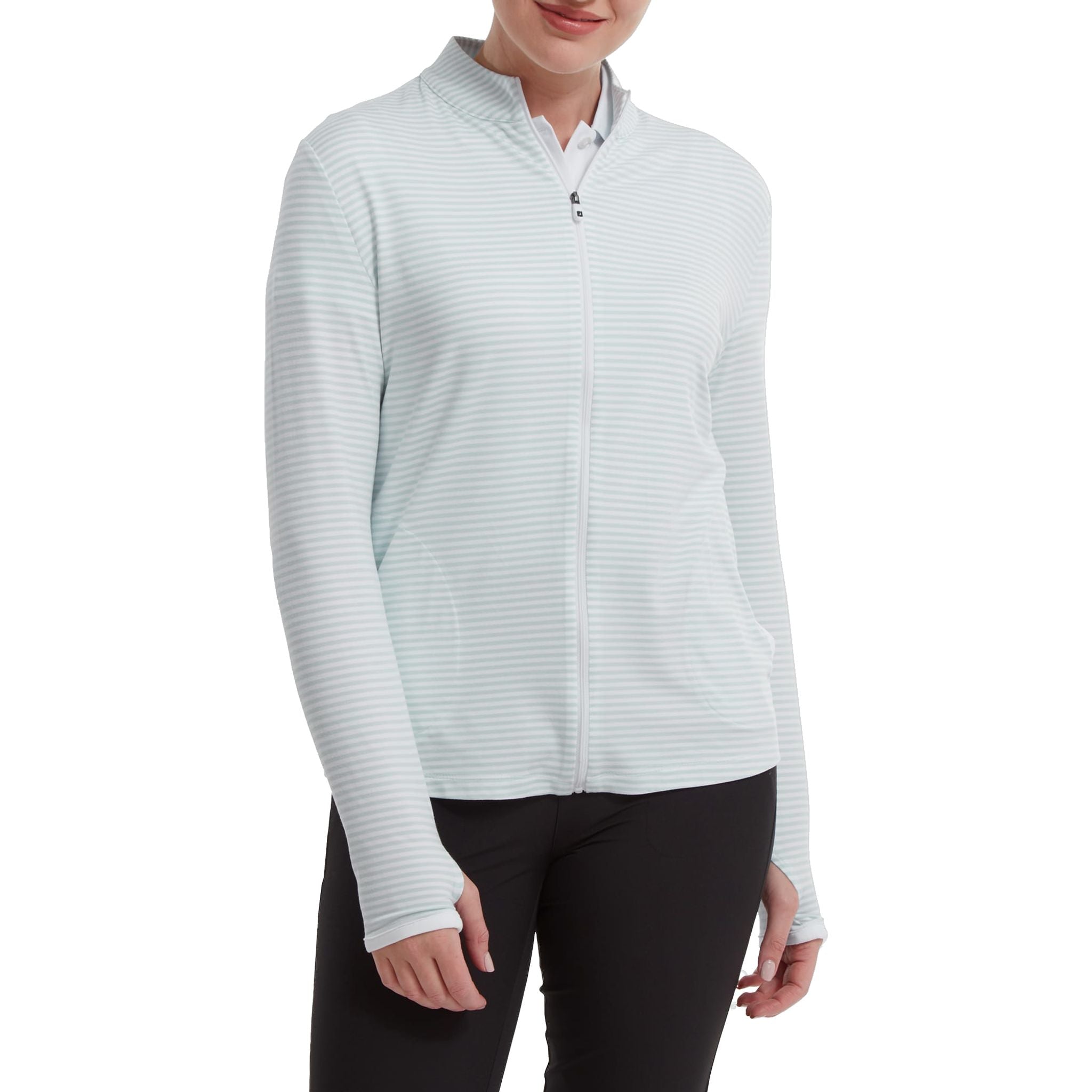 Footjoy Jersey Stripe Midlayer Jacke Damen