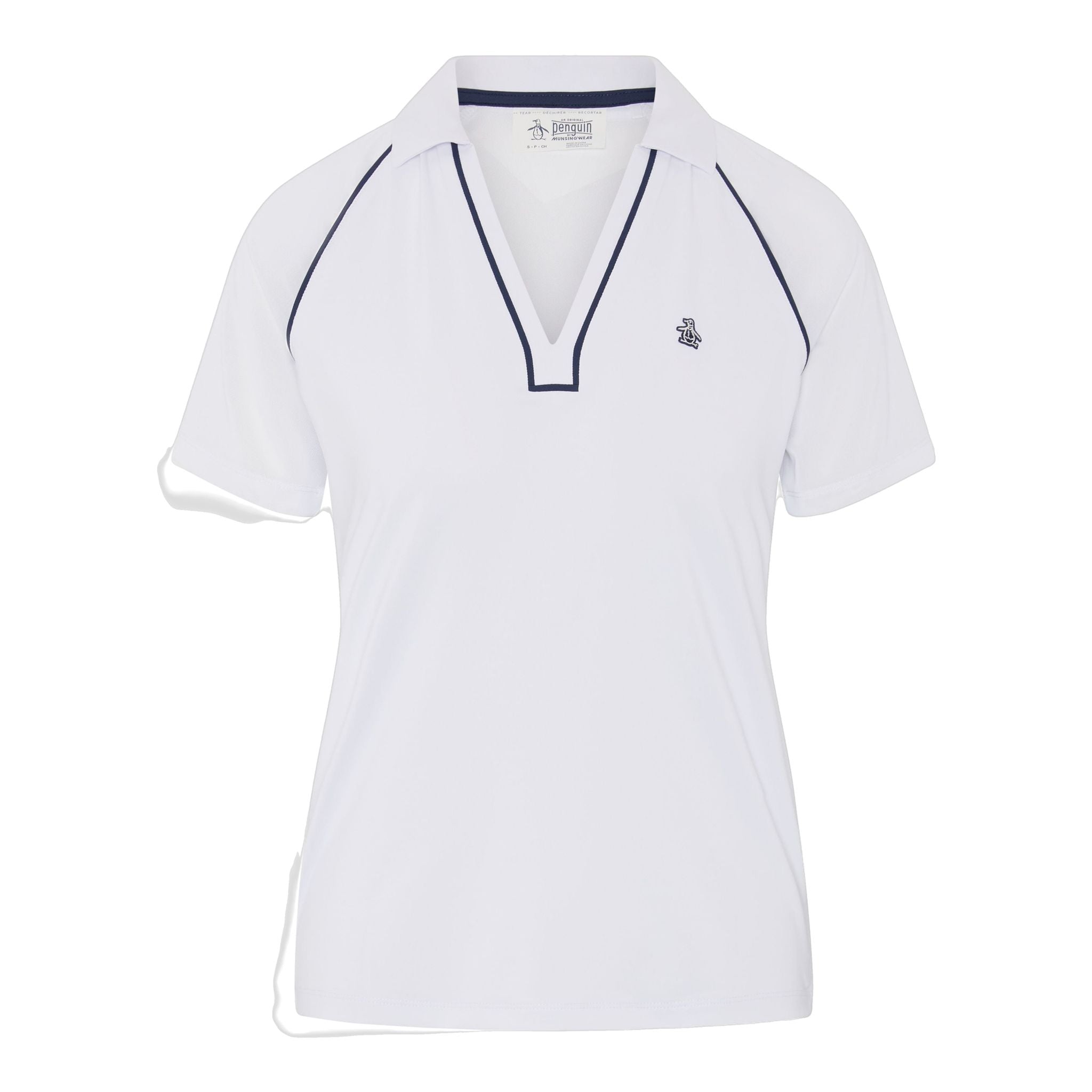 Original Penguin V-Neck Colour Polo Damen