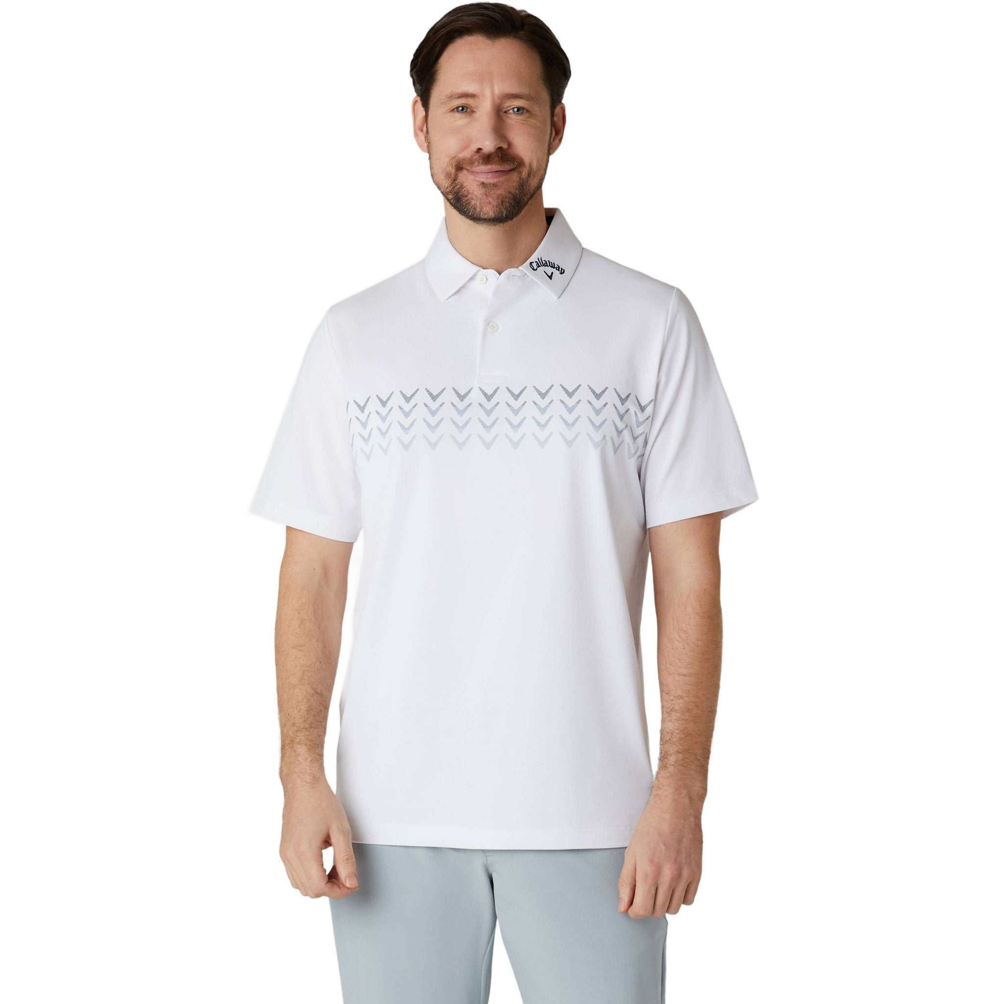 Callaway Short Sleeve Trademark Ch Polo Herren