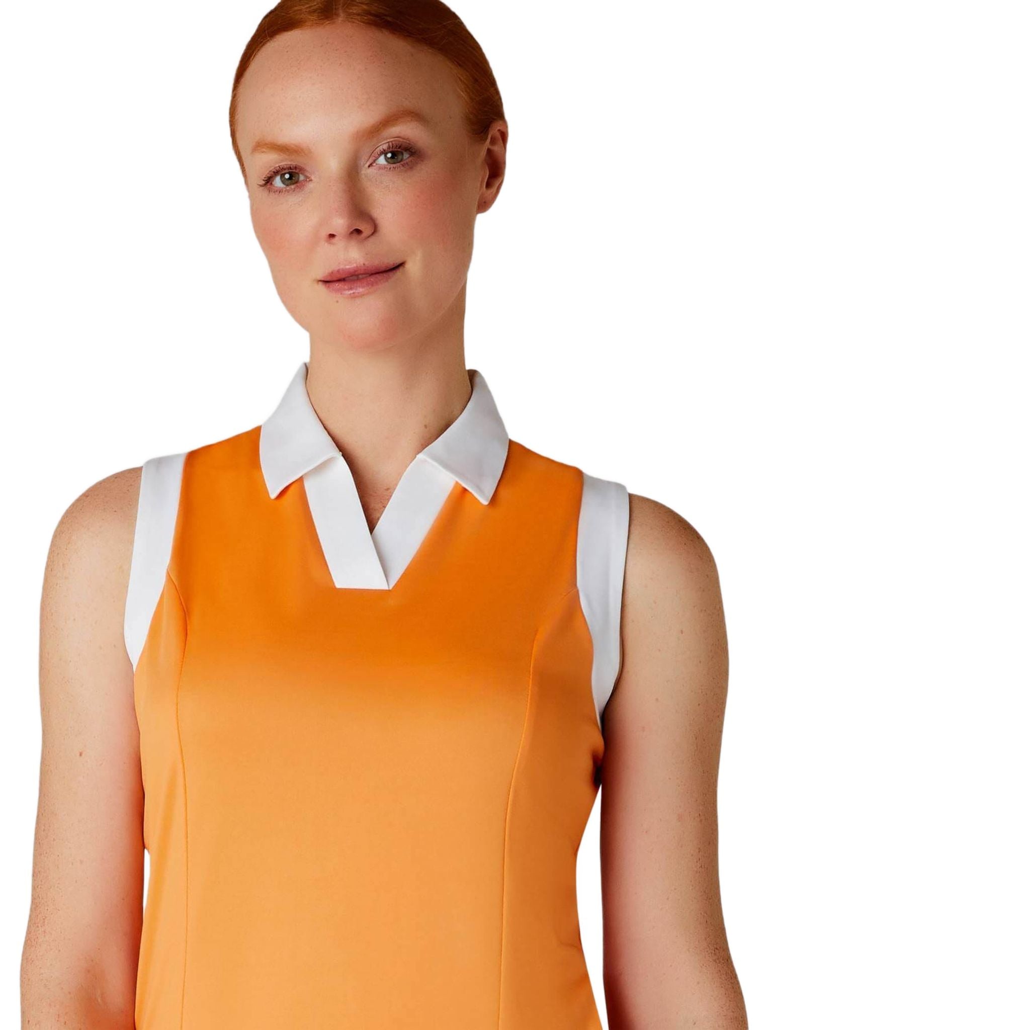 Callaway Sleeveless Colorblock Polo Damen