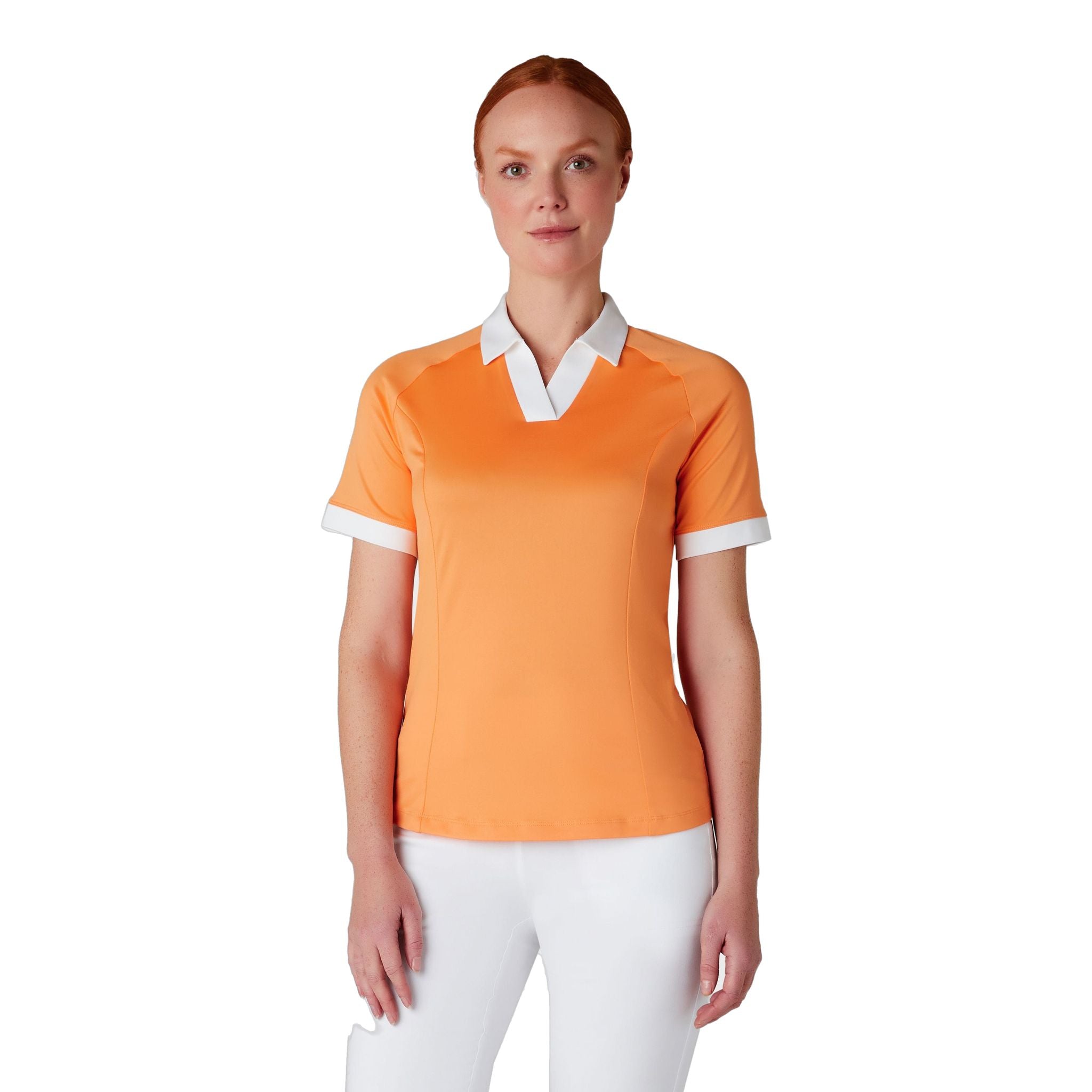 Callaway Short Sleeve V-Placket ColorBL Shirt Damen