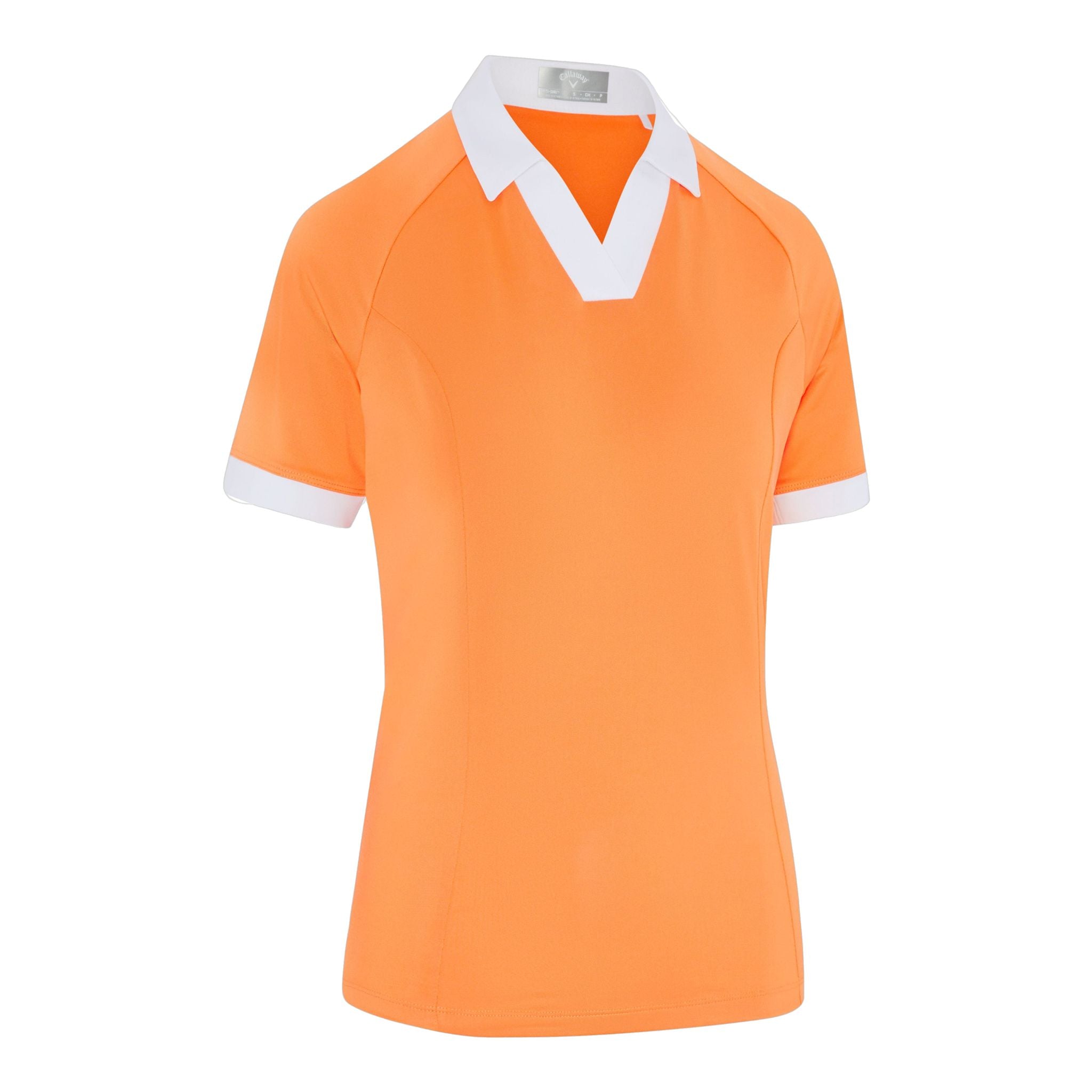 Callaway Short Sleeve V-Placket ColorBL Shirt Damen