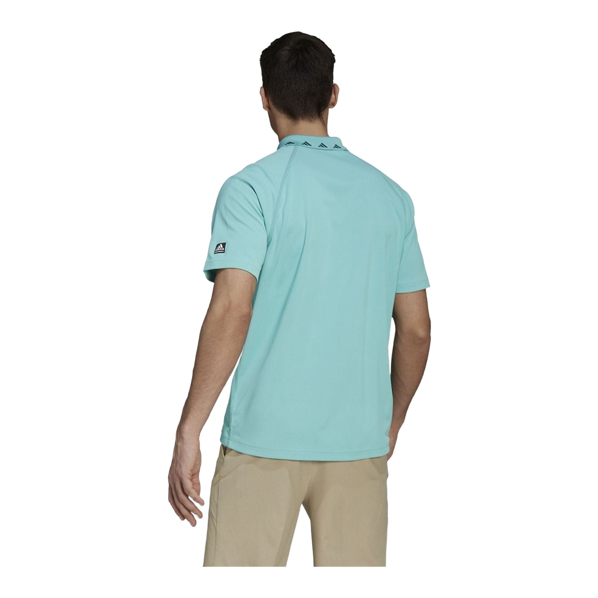 Adidas Equipment Zipper Pique SS Polo Mint Herren