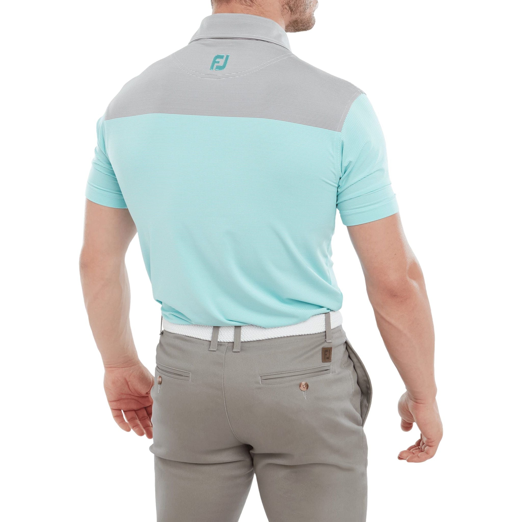 Footjoy End-on-End Block Poloshirt Herren