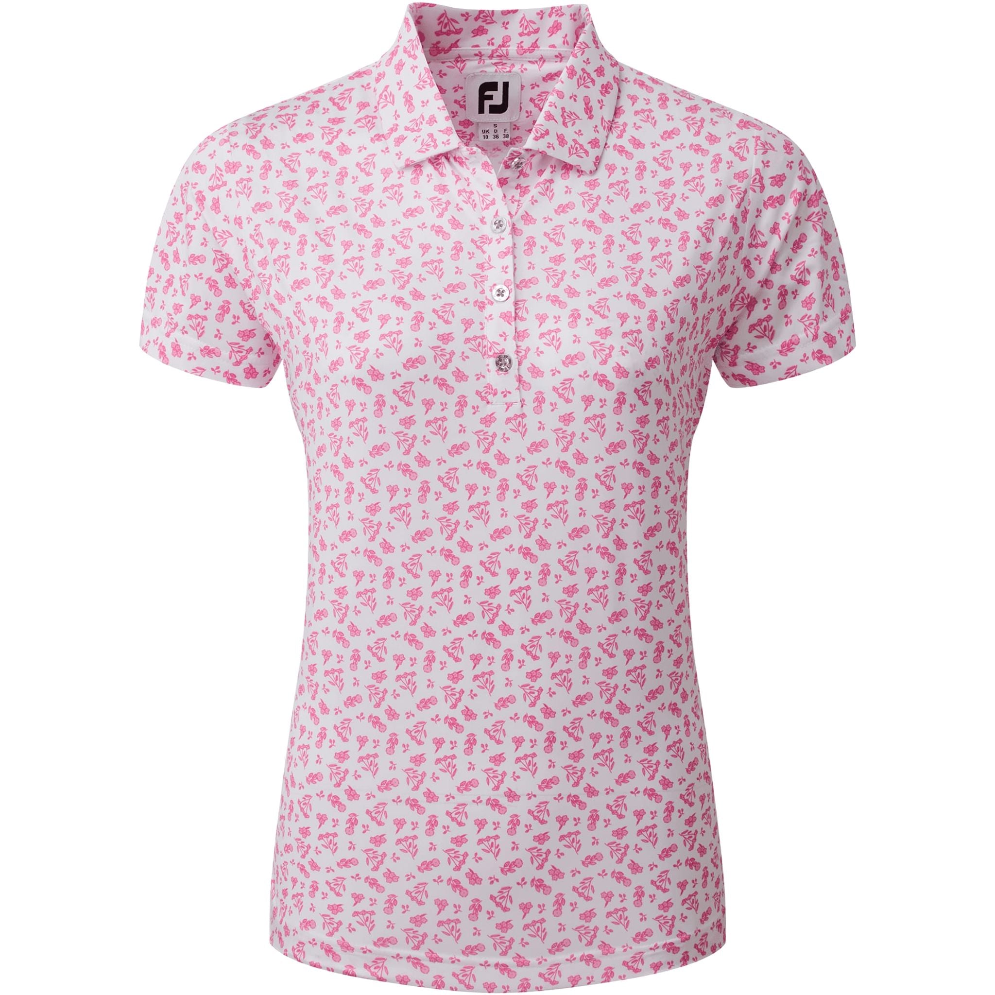 Footjoy Floral Print Poloshirt Damen