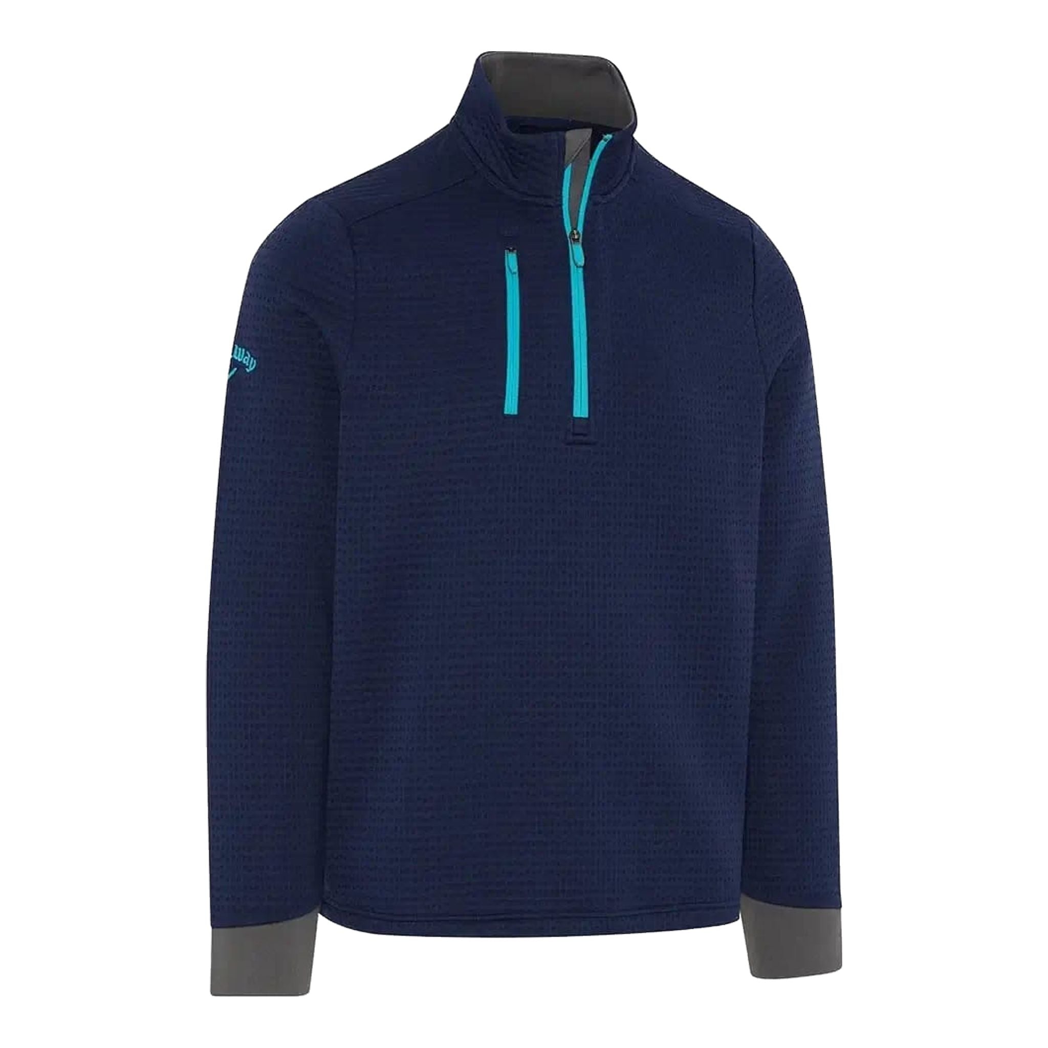 Callaway Midweight Textured 1/4 Zip Fleece Herren