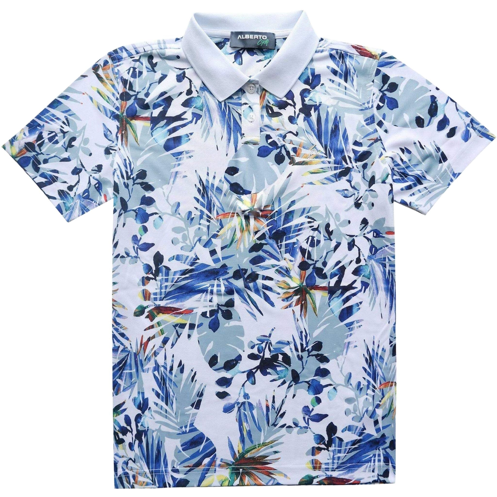 Alberto June Hawaii Print Poloshirt Damen