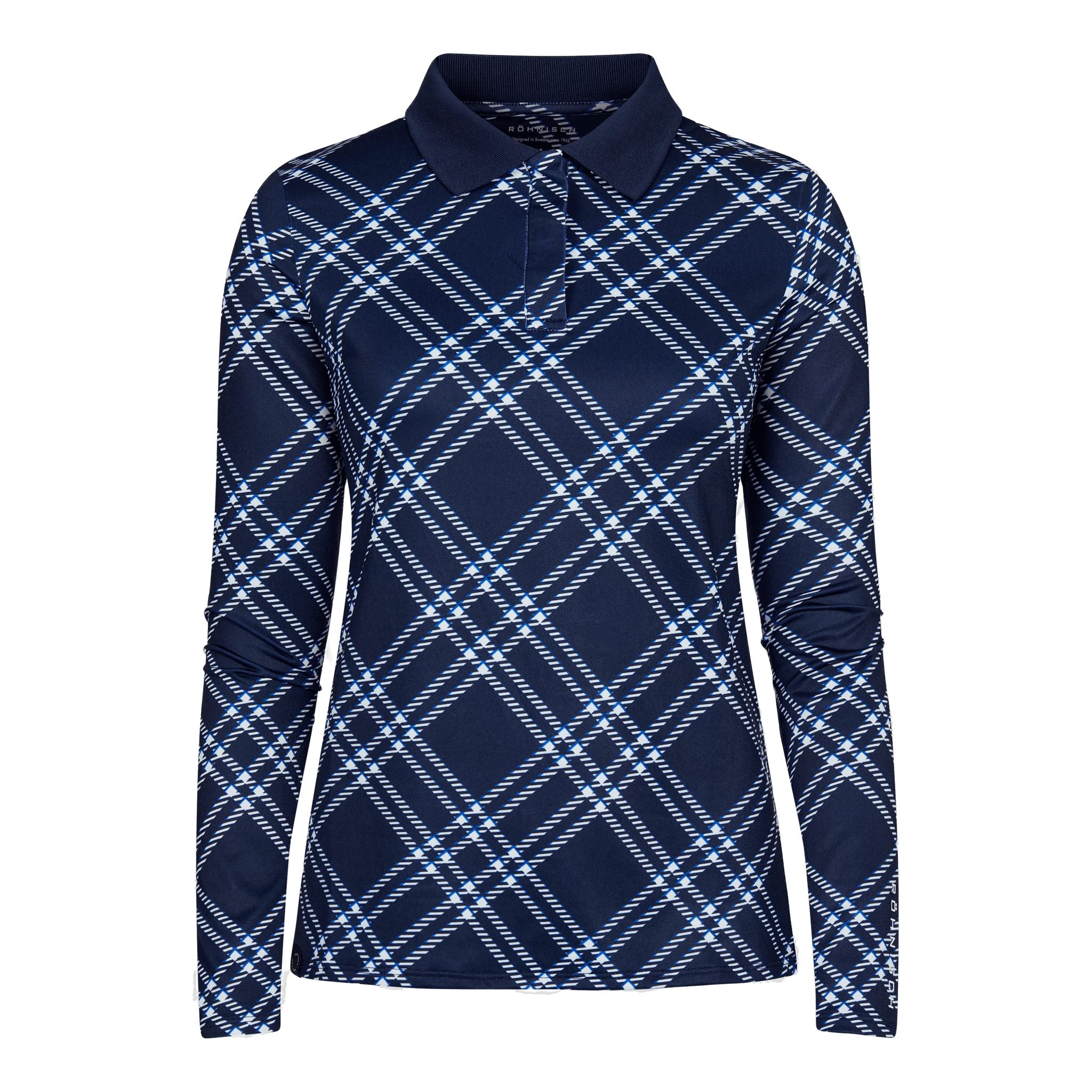 Röhnisch Oversize Check Poloshirt Damen