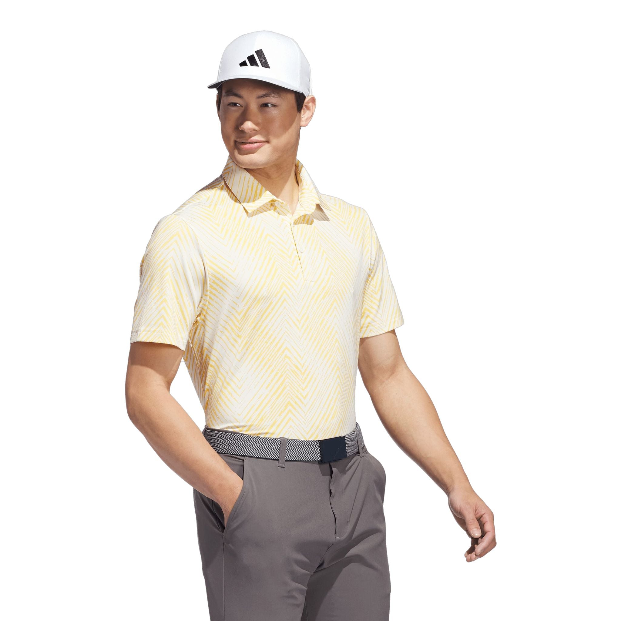 Adidas Ultimate365 Allover Print Polo Shirt Herren