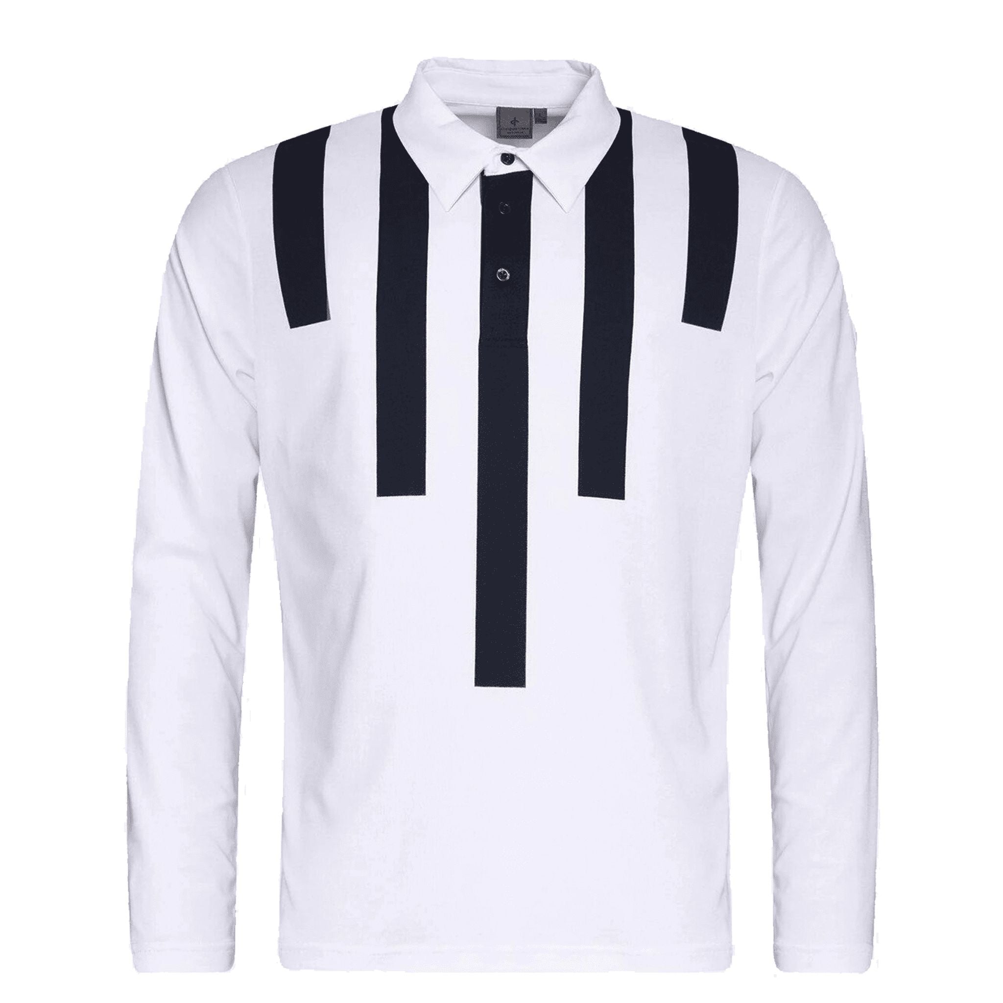 Cross Sportswear Valley Longsleeve-Poloshirt Herren