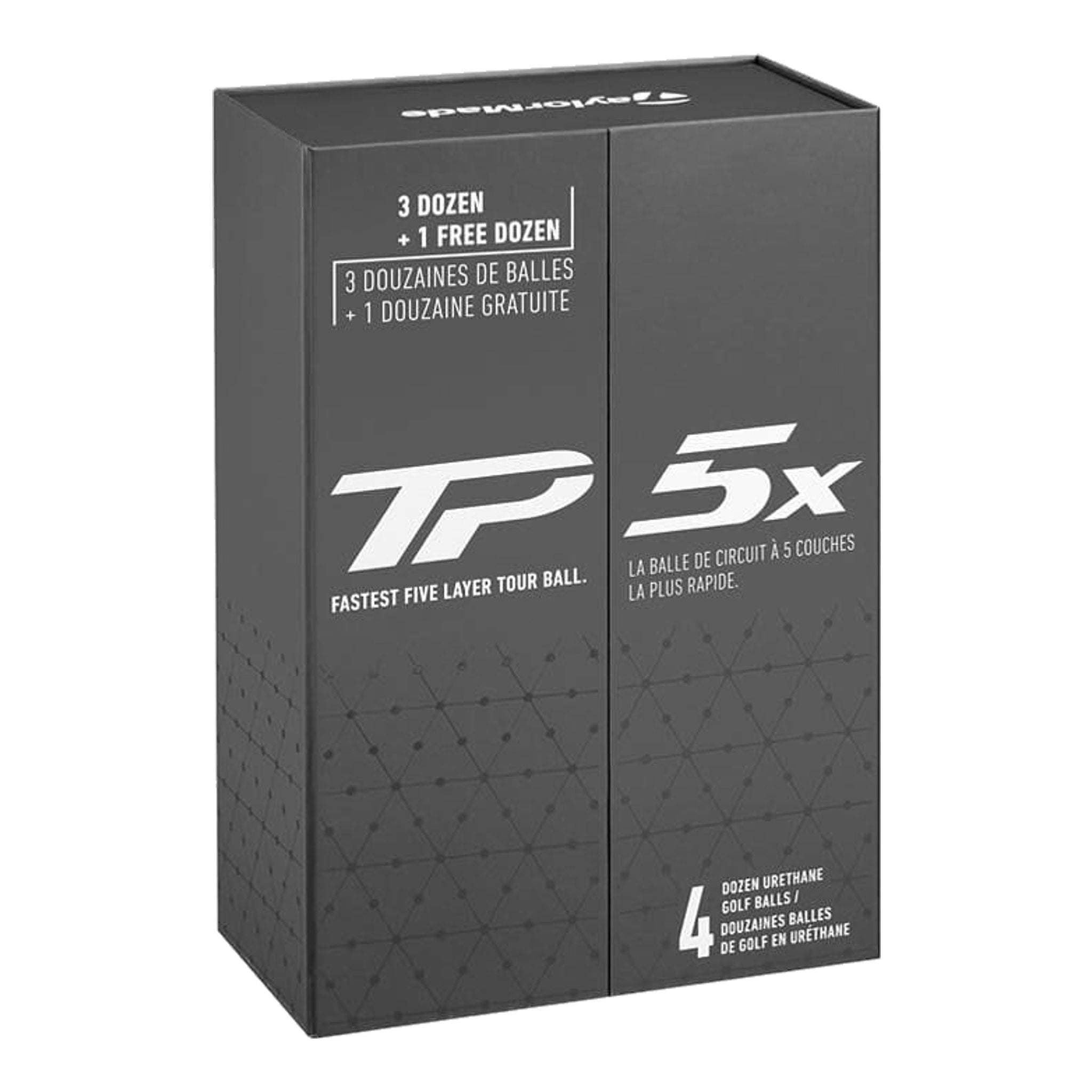 TaylorMade TP5x 3+1 Box (48 Stück) Golfbälle