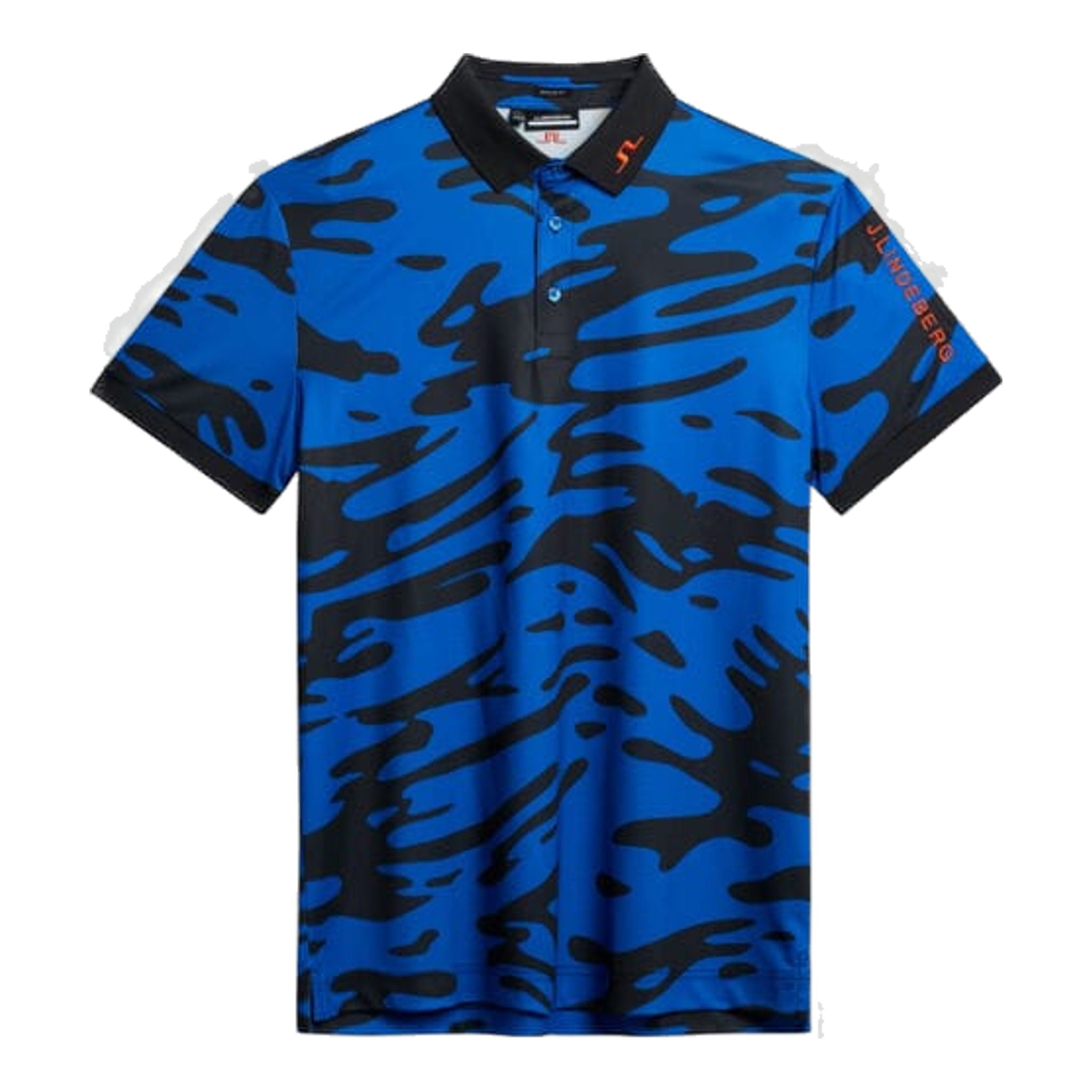 J. Lindeberg Tour Tech Reg Fit Print Polo Herren