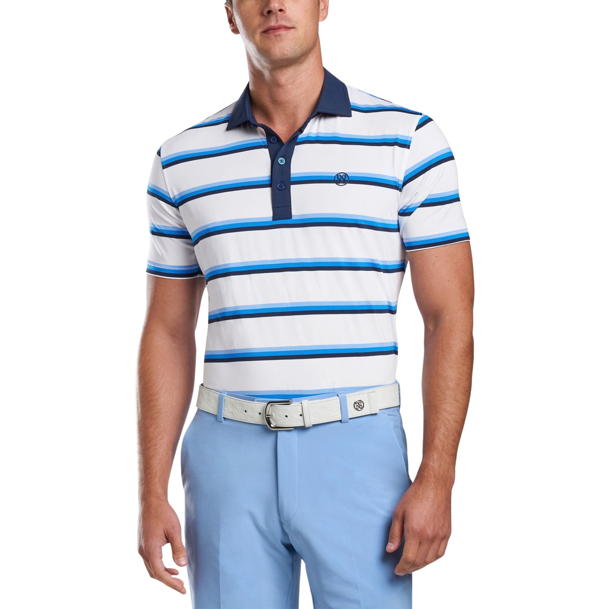 GFORE Yarn Dye Stripe Golfpolo Herren