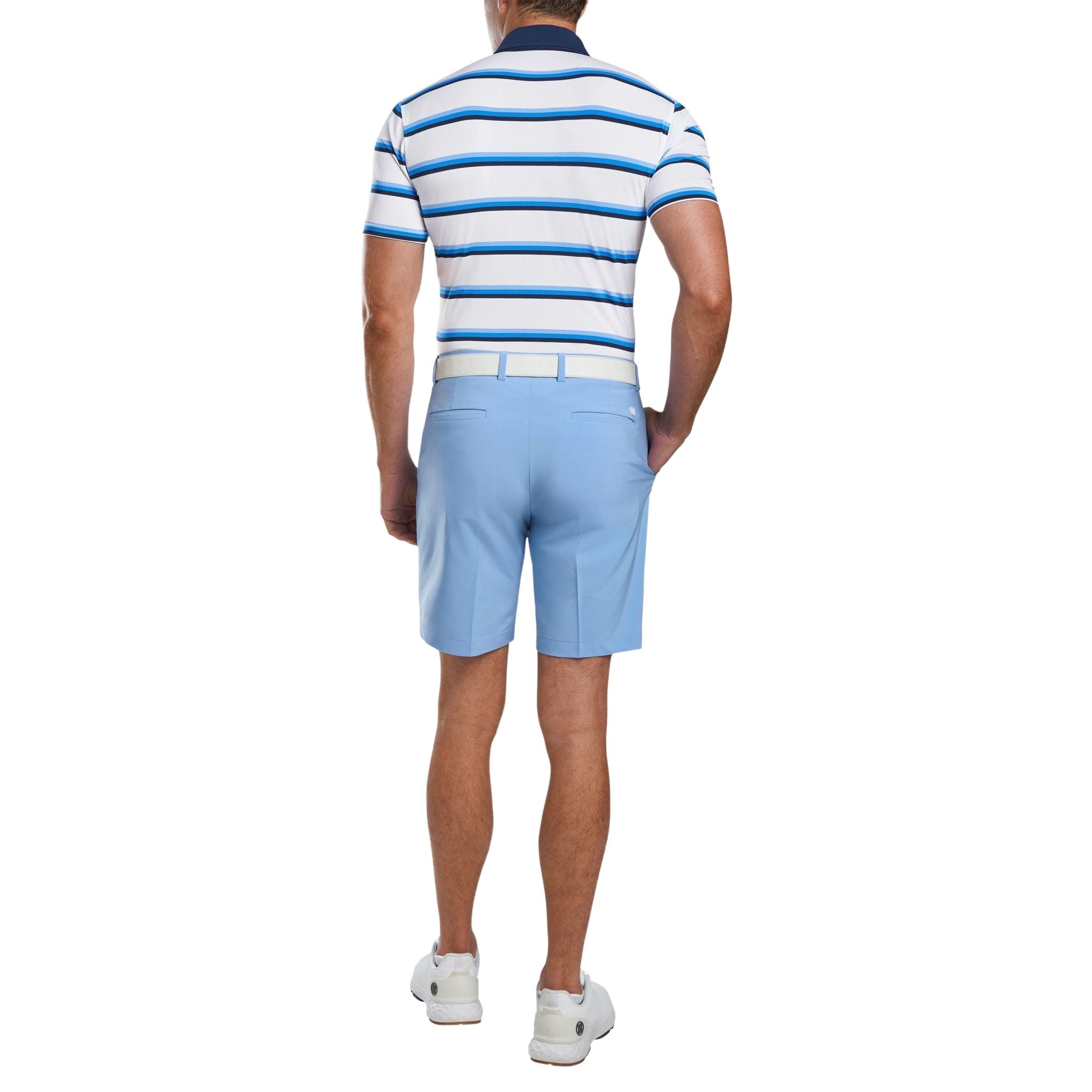 GFORE Yarn Dye Stripe Golfpolo Herren