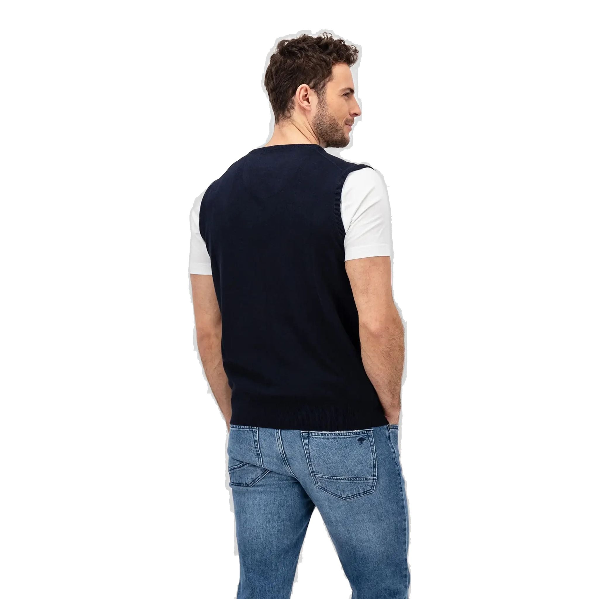 Fynch Hatton V-Neck Pullunder Herren