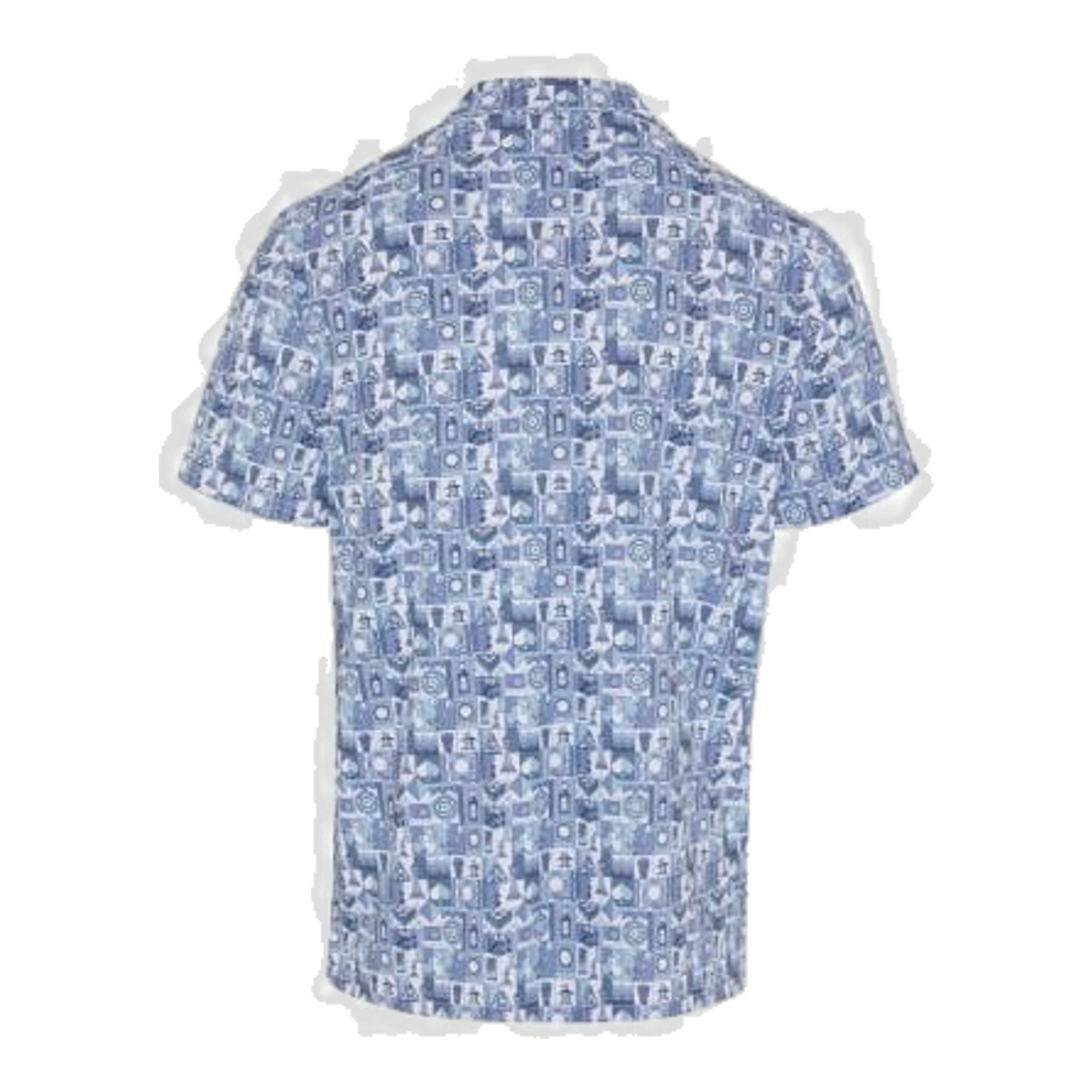 Original Penguin Pete Game Grid Print Polo Herren