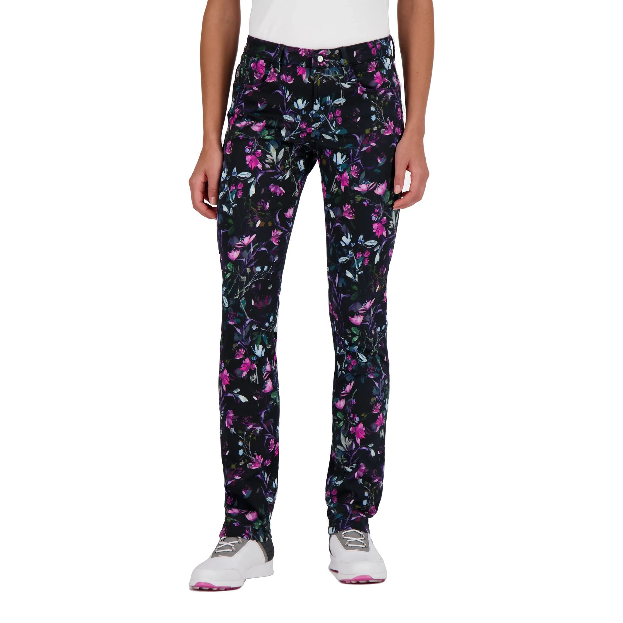 Alberto Hose Julia WR Flower Print Damen