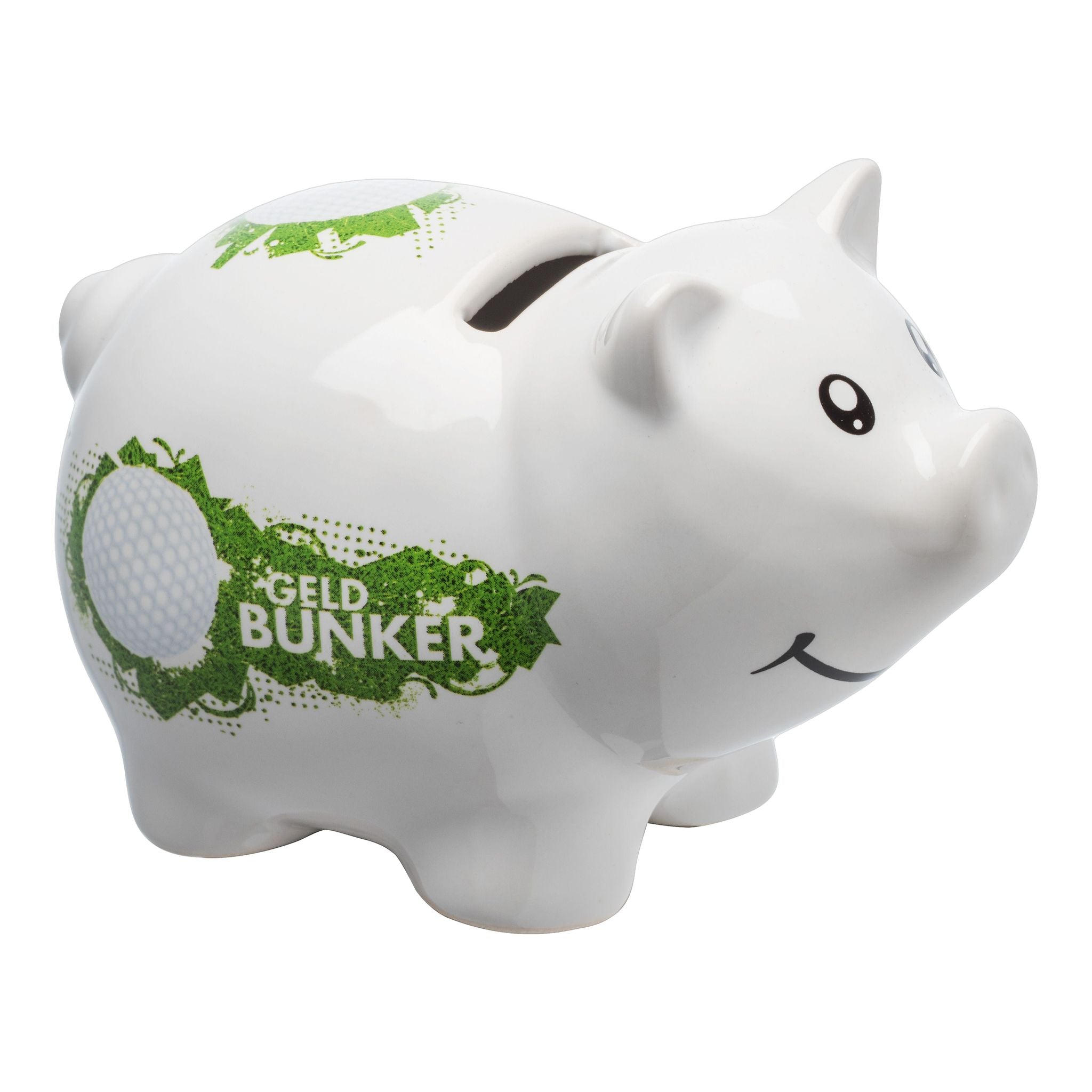 Sportiques Golfgeschenke Sparschwein aus Porzellan Geldbunker