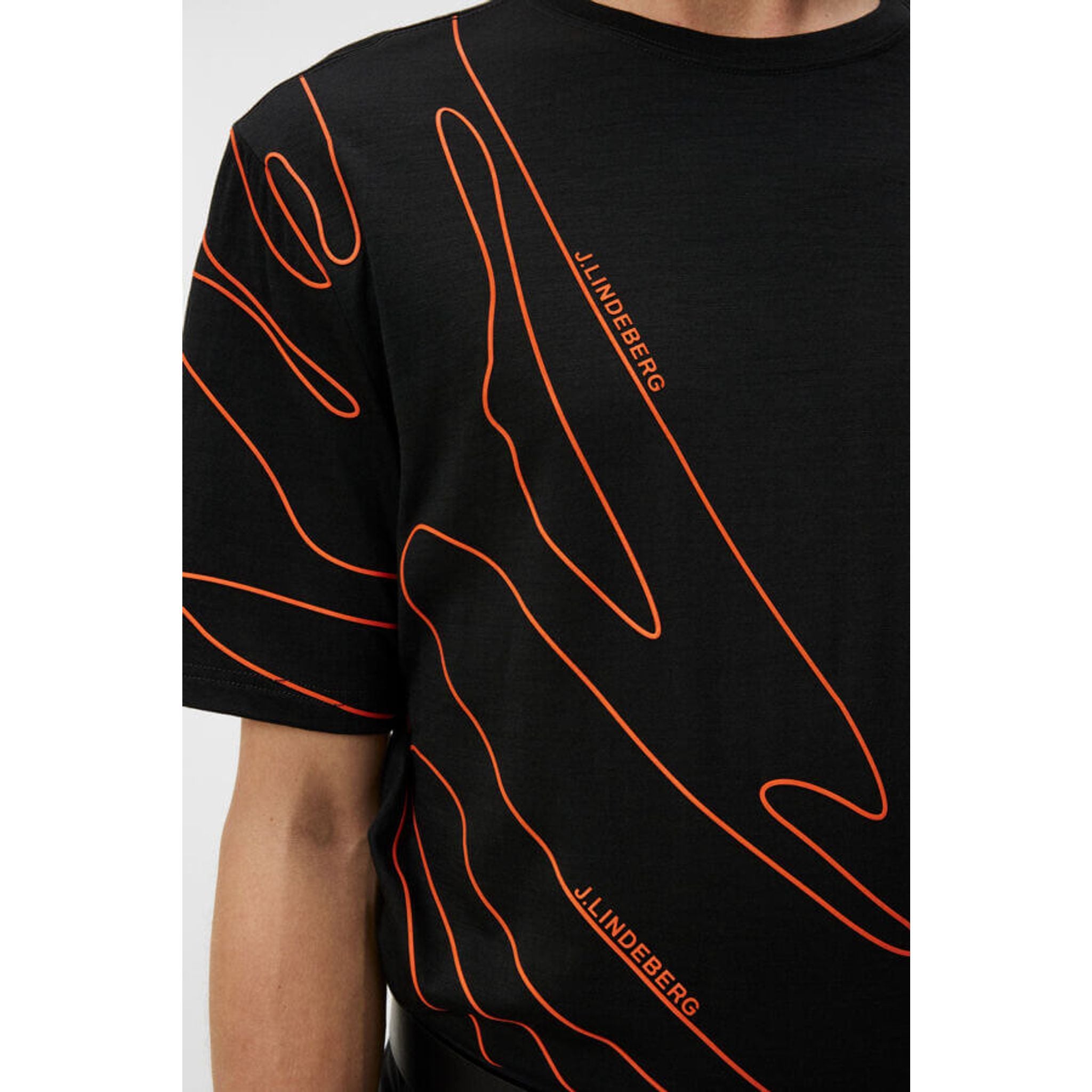 J. Lindeberg Andres Print T-shirt Herren