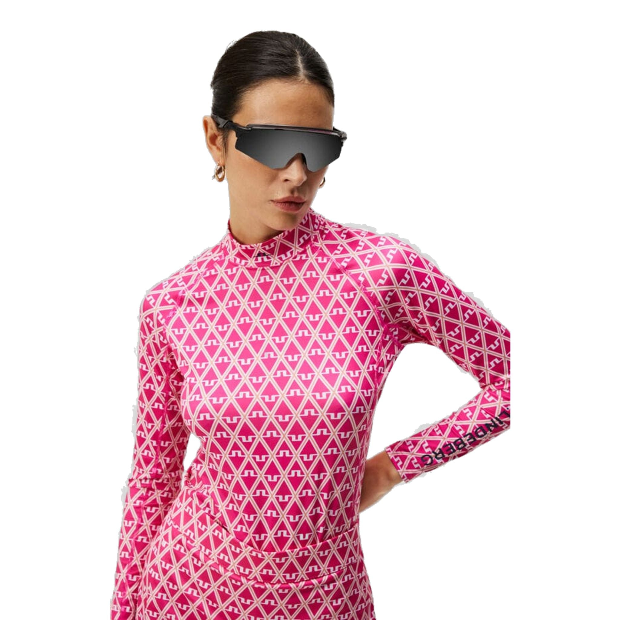 J. Lindeberg Asa Print Soft Compression Top Damen