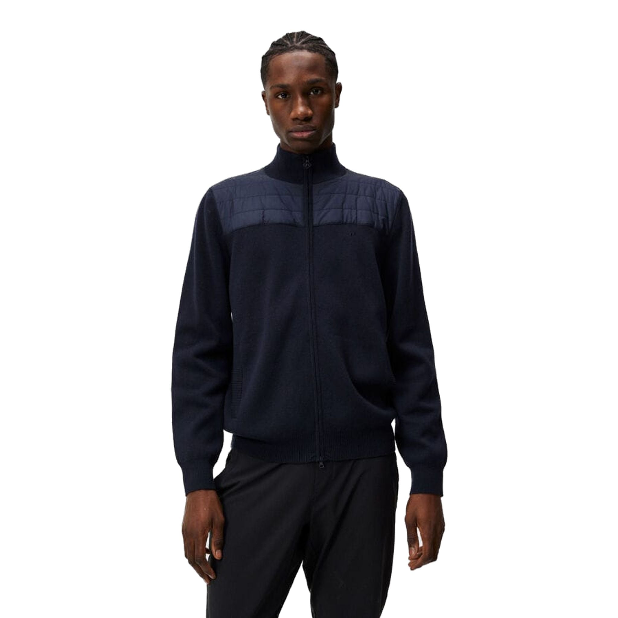 J. Lindeberg Bridge Knitted Hybrid Sweater Herren