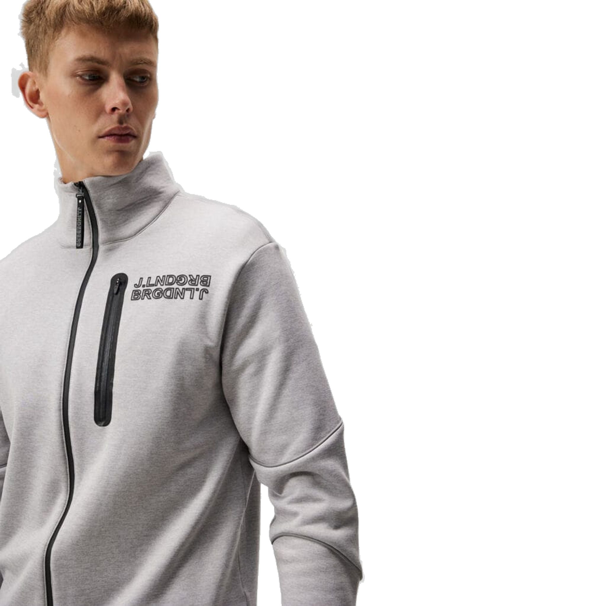 J. Lindeberg Brush Full Zip Midlayer Herren