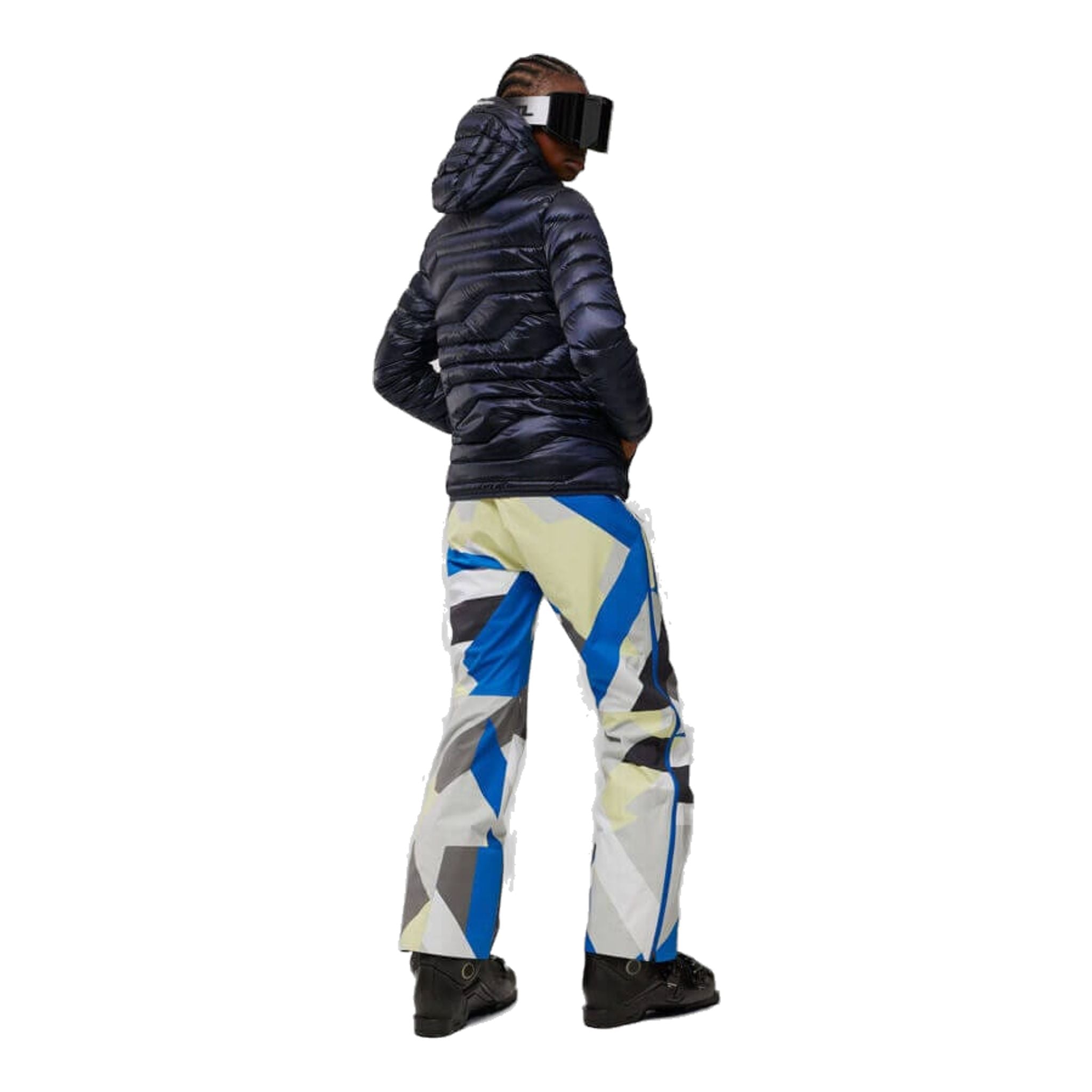 J. Lindeberg Cliff Golf Leichte Golf Daunenjacke Hood JL Navy D Damen