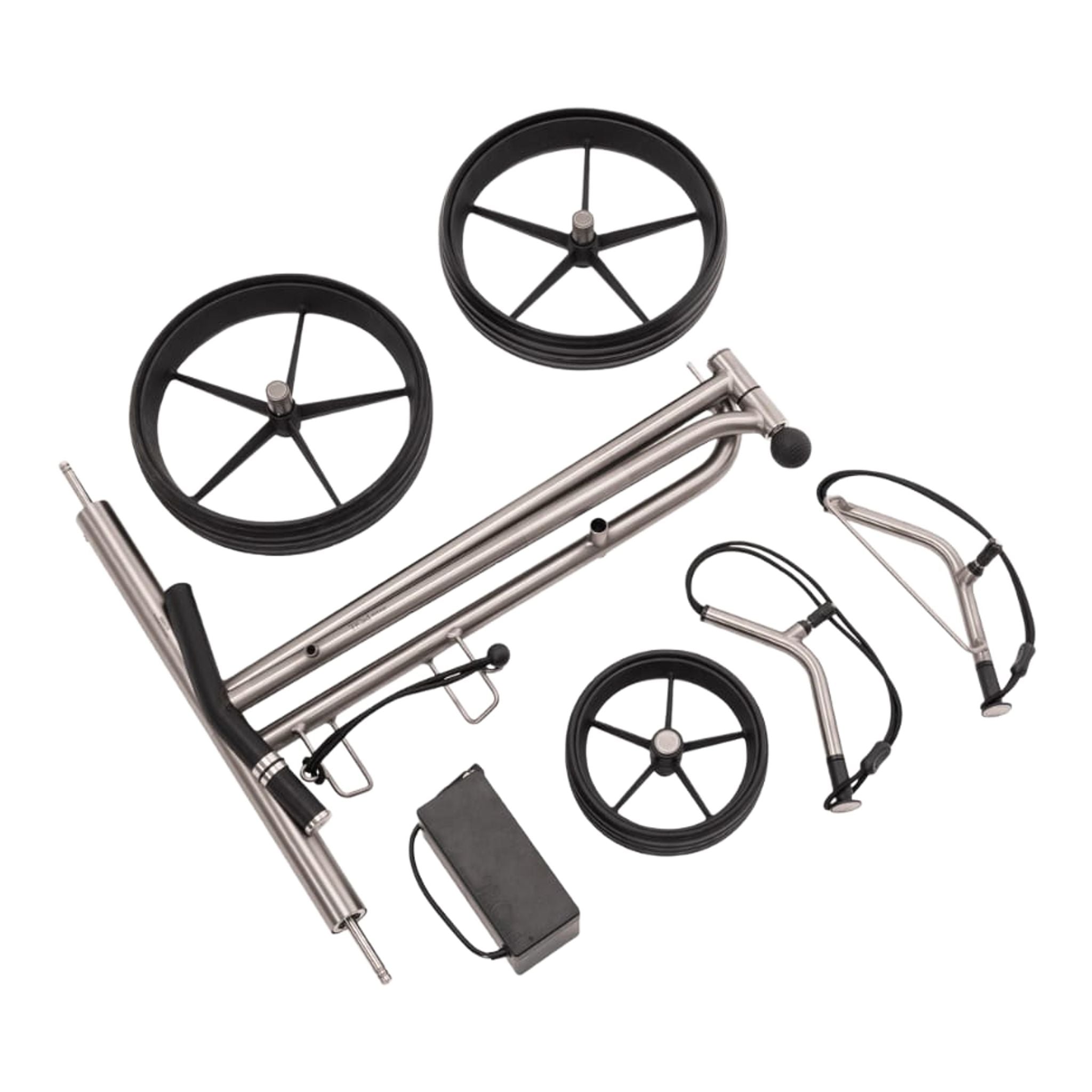 TiCad Voyage Elektrotrolley mit belederter Drehgriffsteuerung