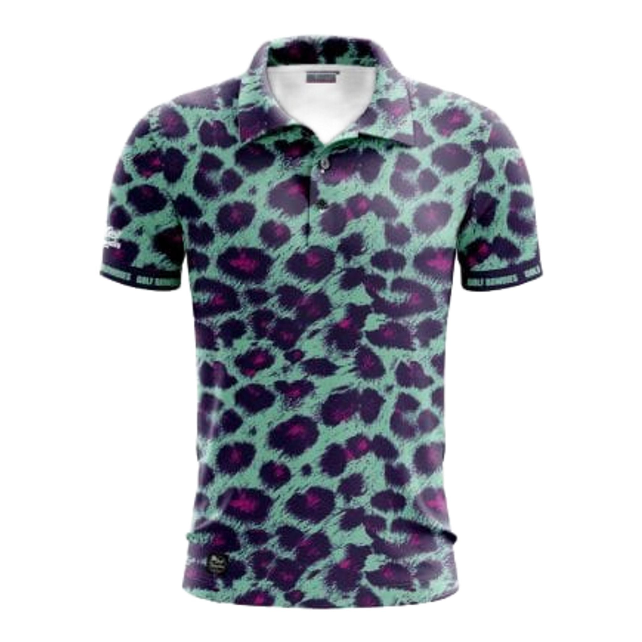 Golf Rowdies Leopard Polo Herren