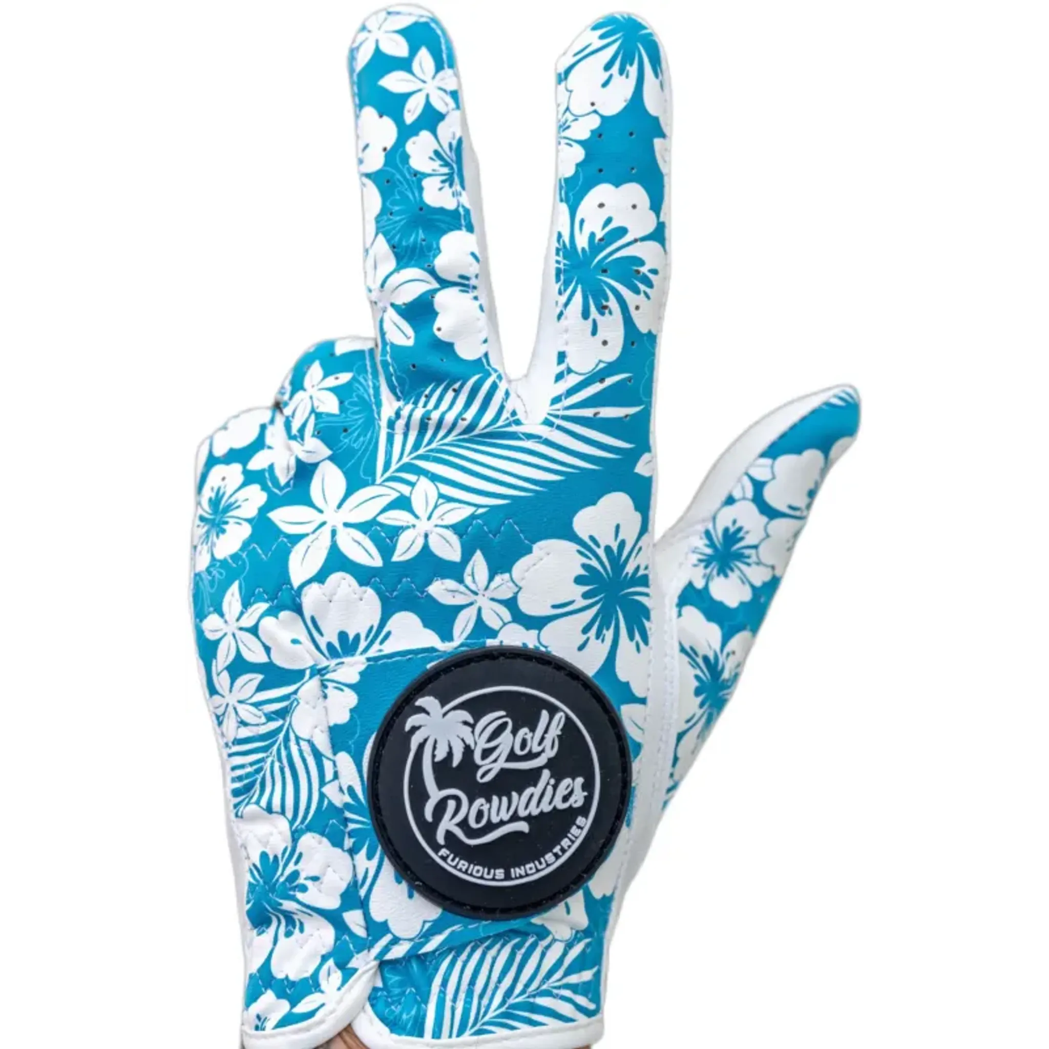 Golf Rowdies Hibiskus Handschuh Herren