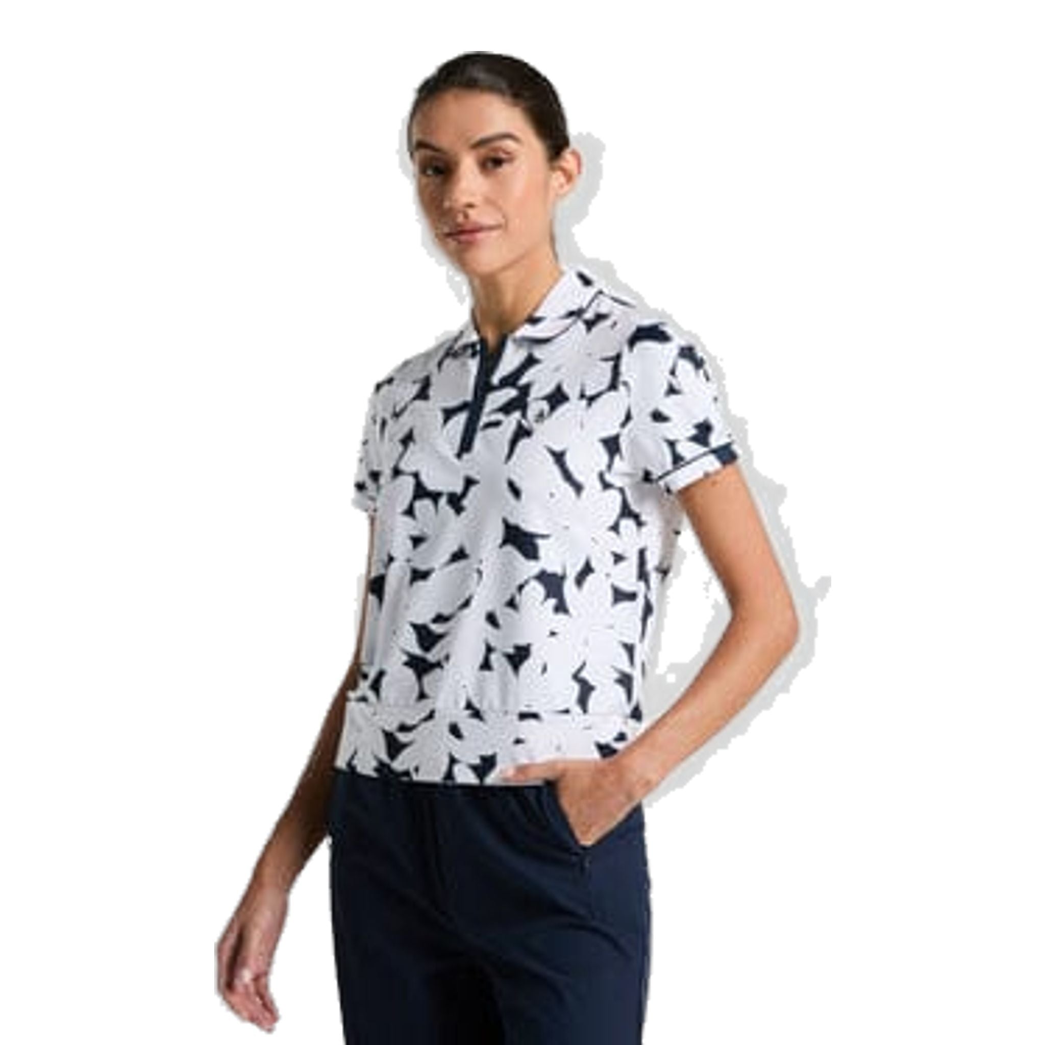 Original Penguin Riviera Floral Polo Damen