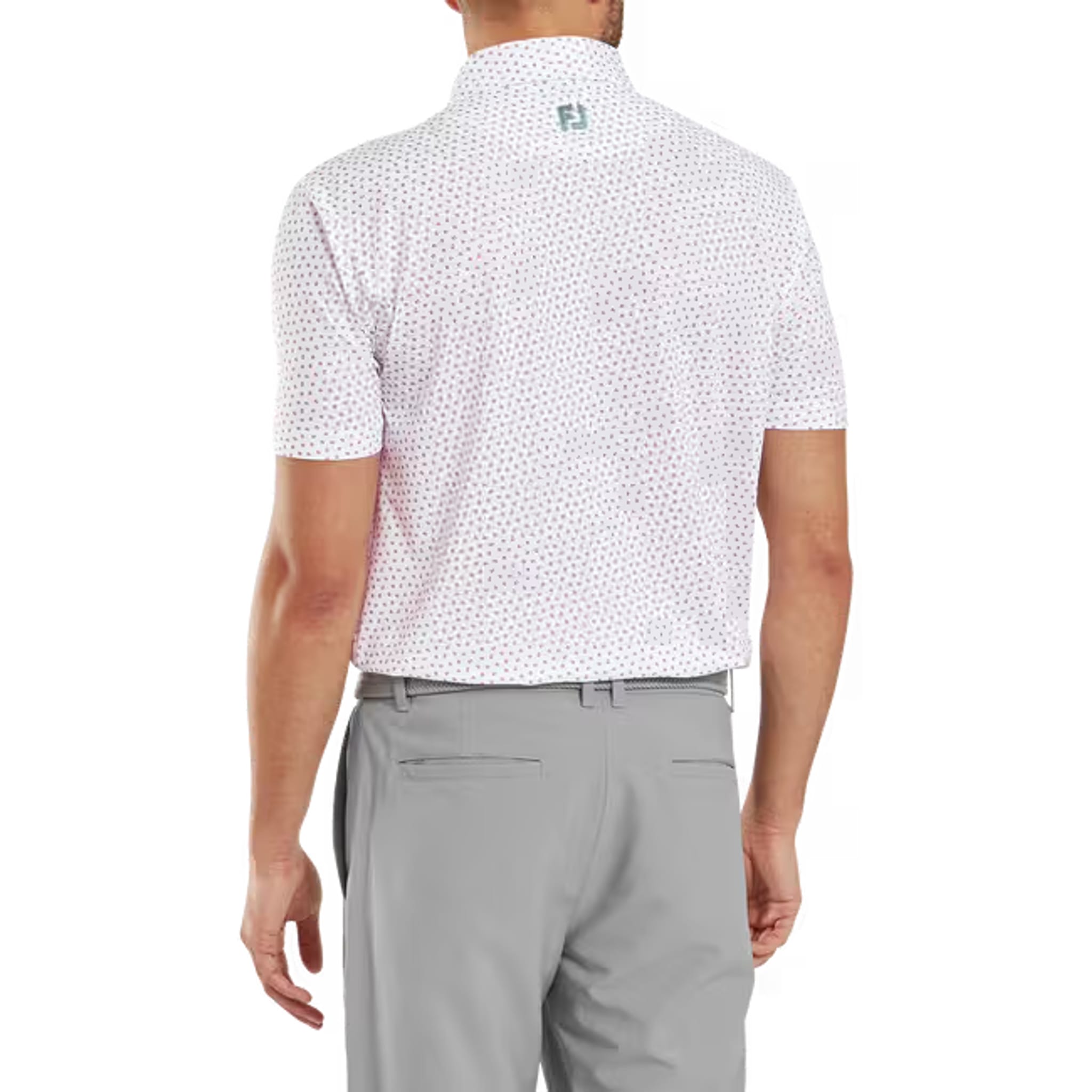 Footjoy Bounce Print Pique Herren