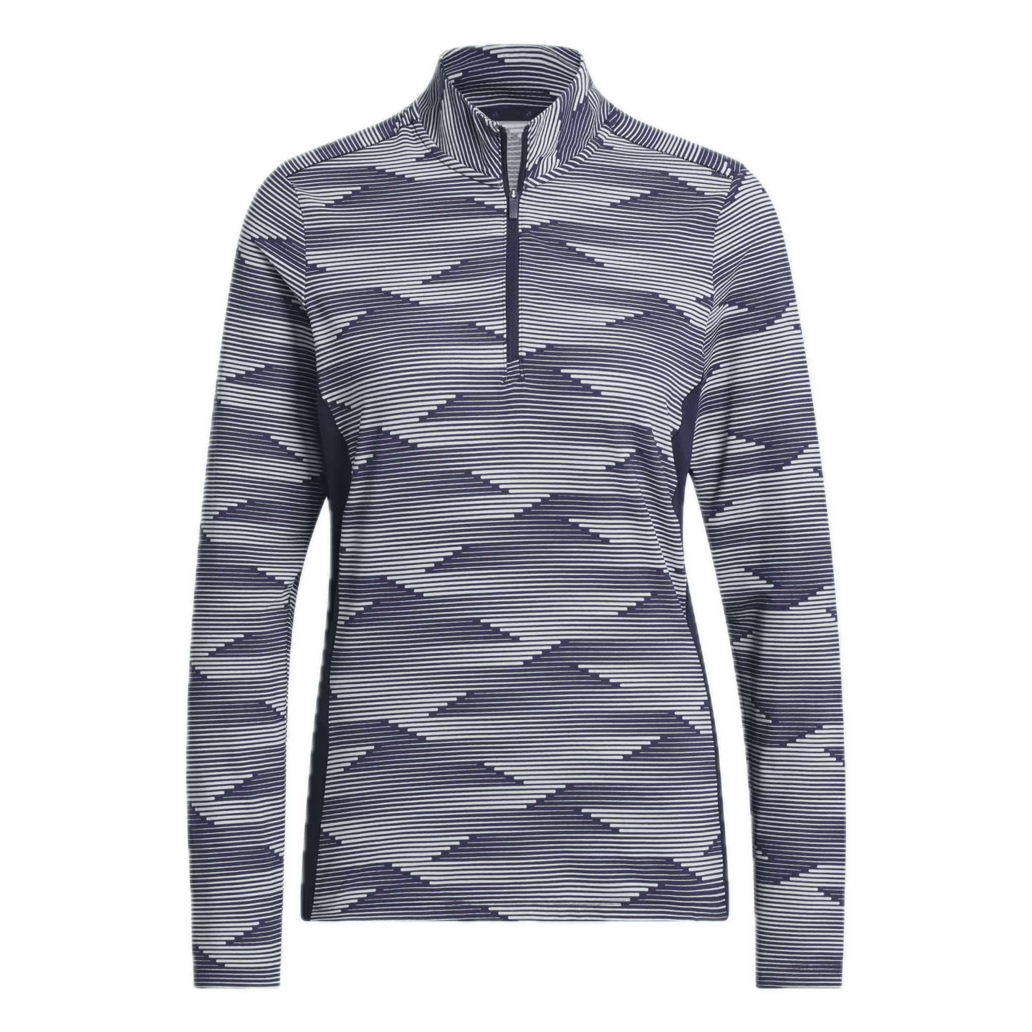 Adidas Ultimate365 Printed 1/4-Zip Mock Polo Damen