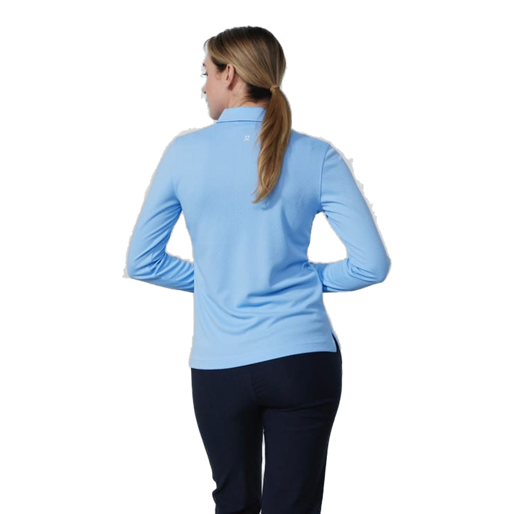 Daily Sports Peoria Ls Polo Shirt Belle Blue M Damen