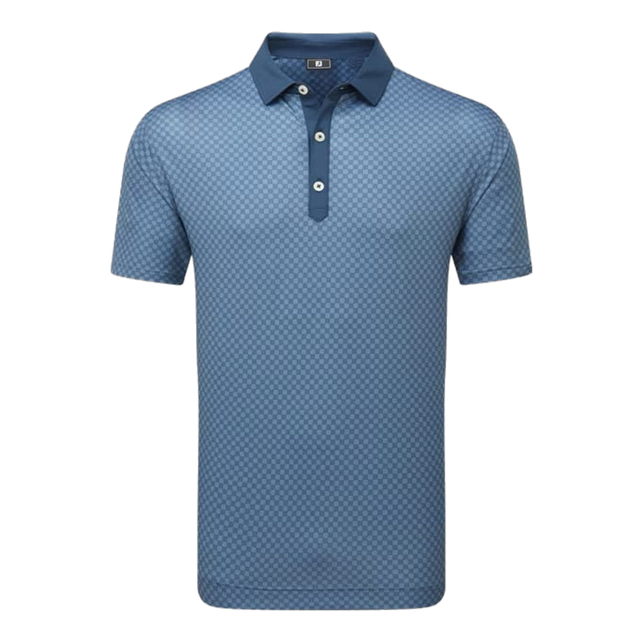 Footjoy Checker Jacquard Polo Herren