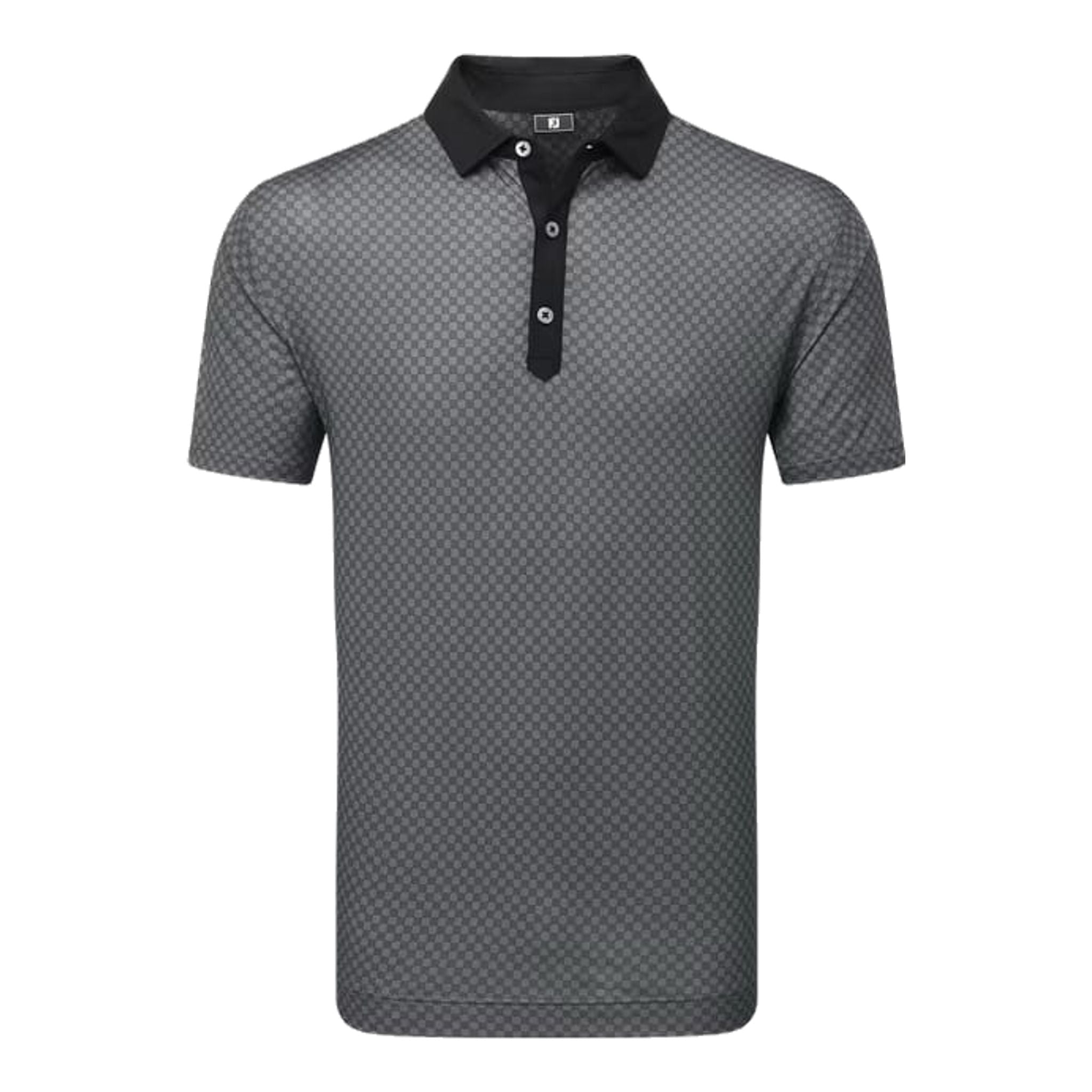 Footjoy Checker Jacquard Polo Herren