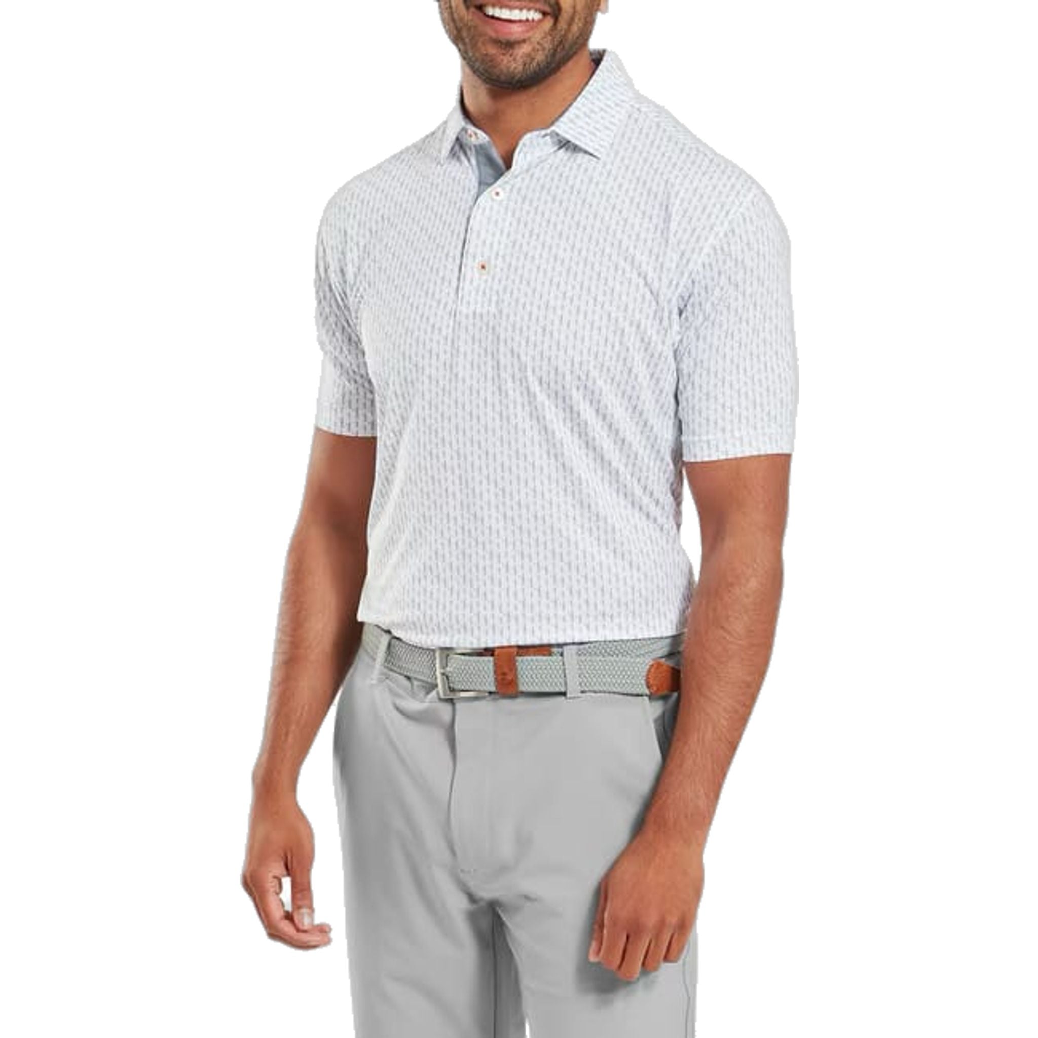 Footjoy Figure Print Polo Herren
