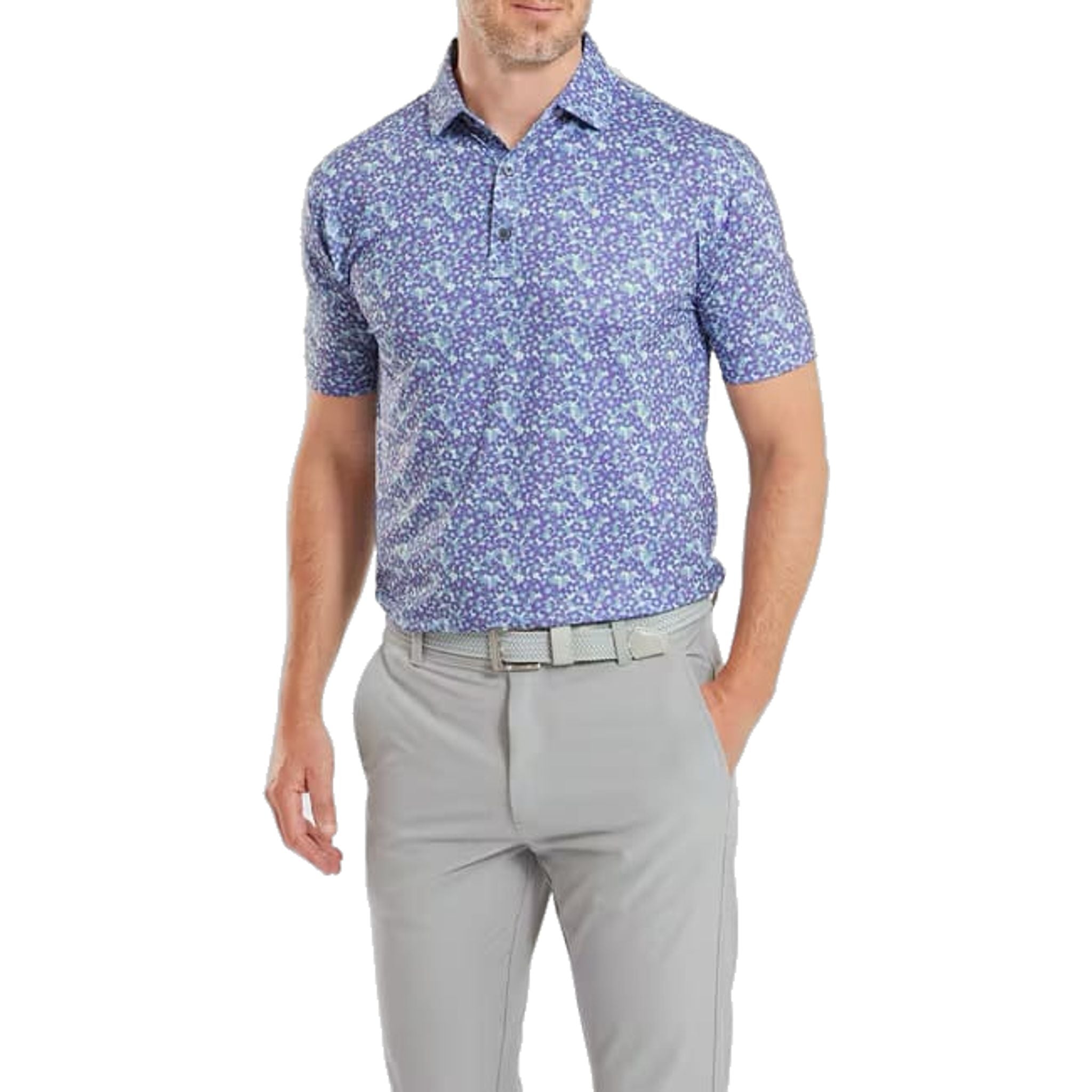 Footjoy Primrose Print Polo Herren