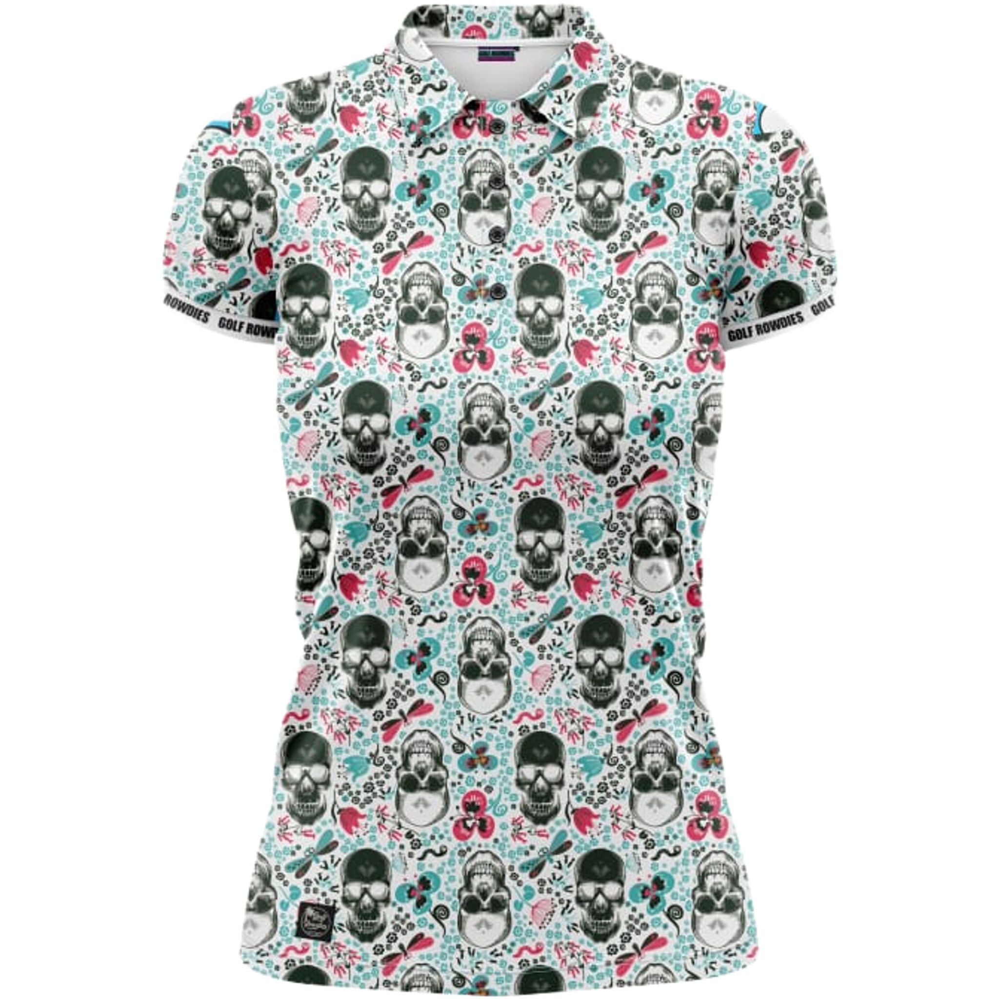 Golf Rowdies Skull Polo Damen