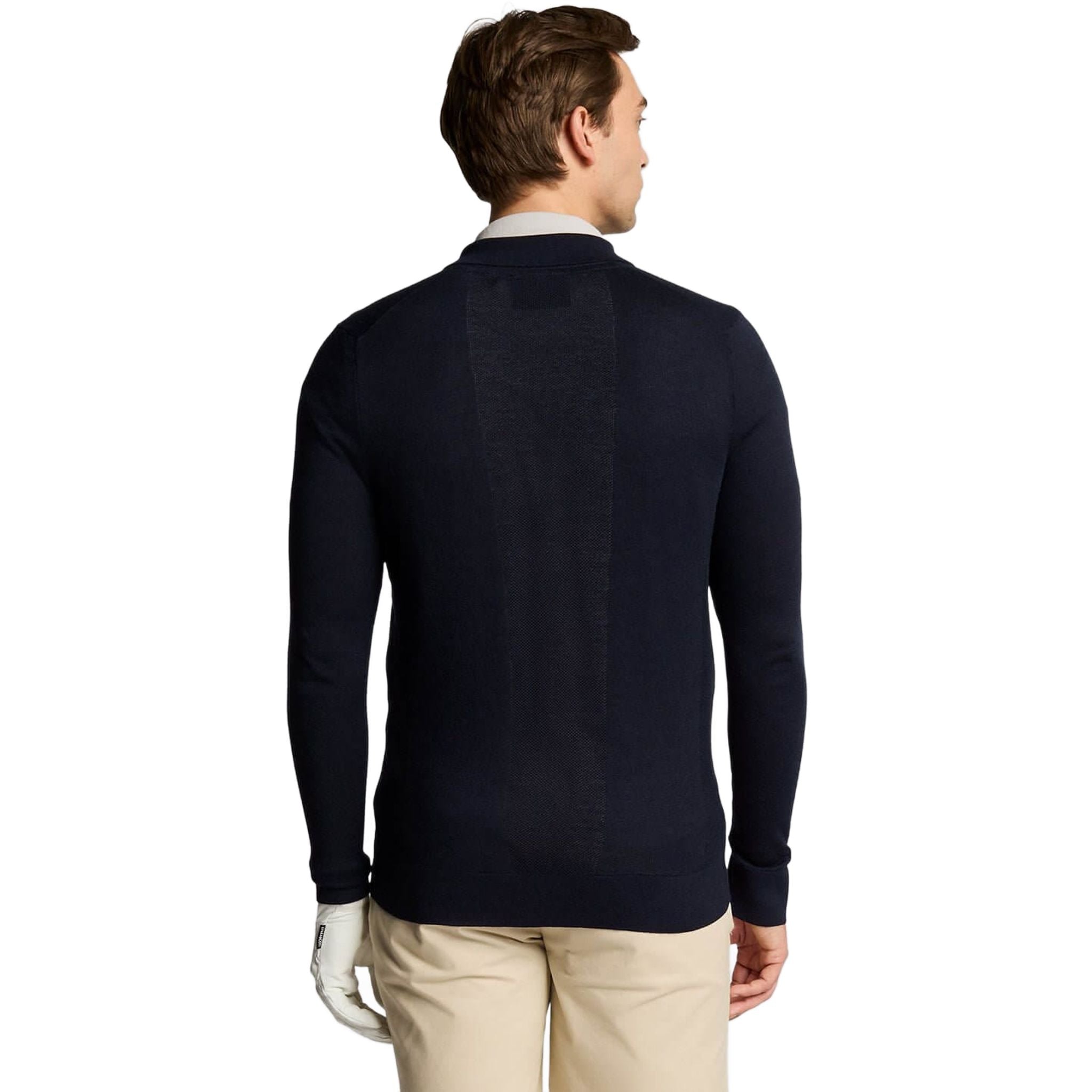 Lyle & Scott Lightweight Knitted Collared Cardigan Herren