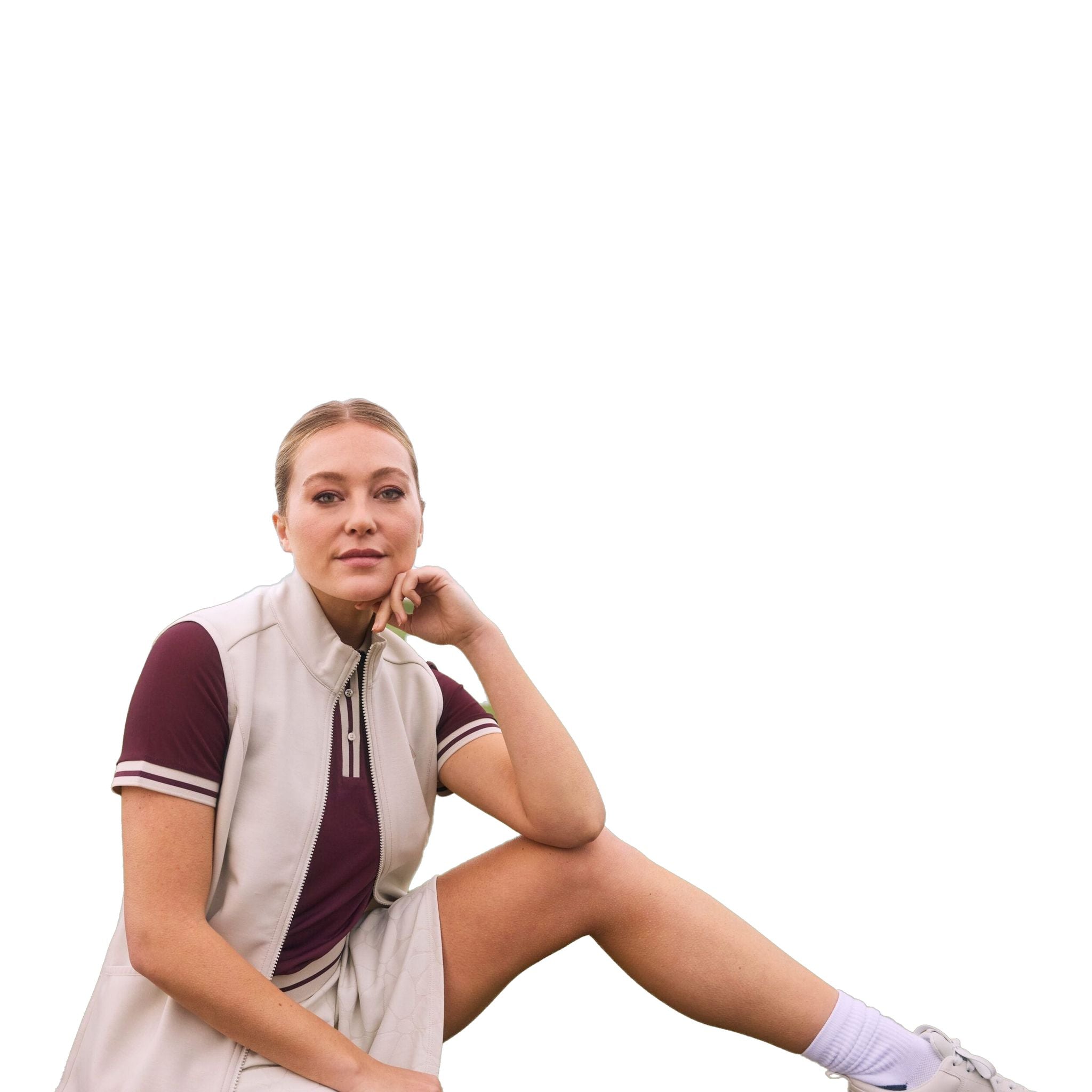 Original Penguin Laser Cut Floral Skort Damen