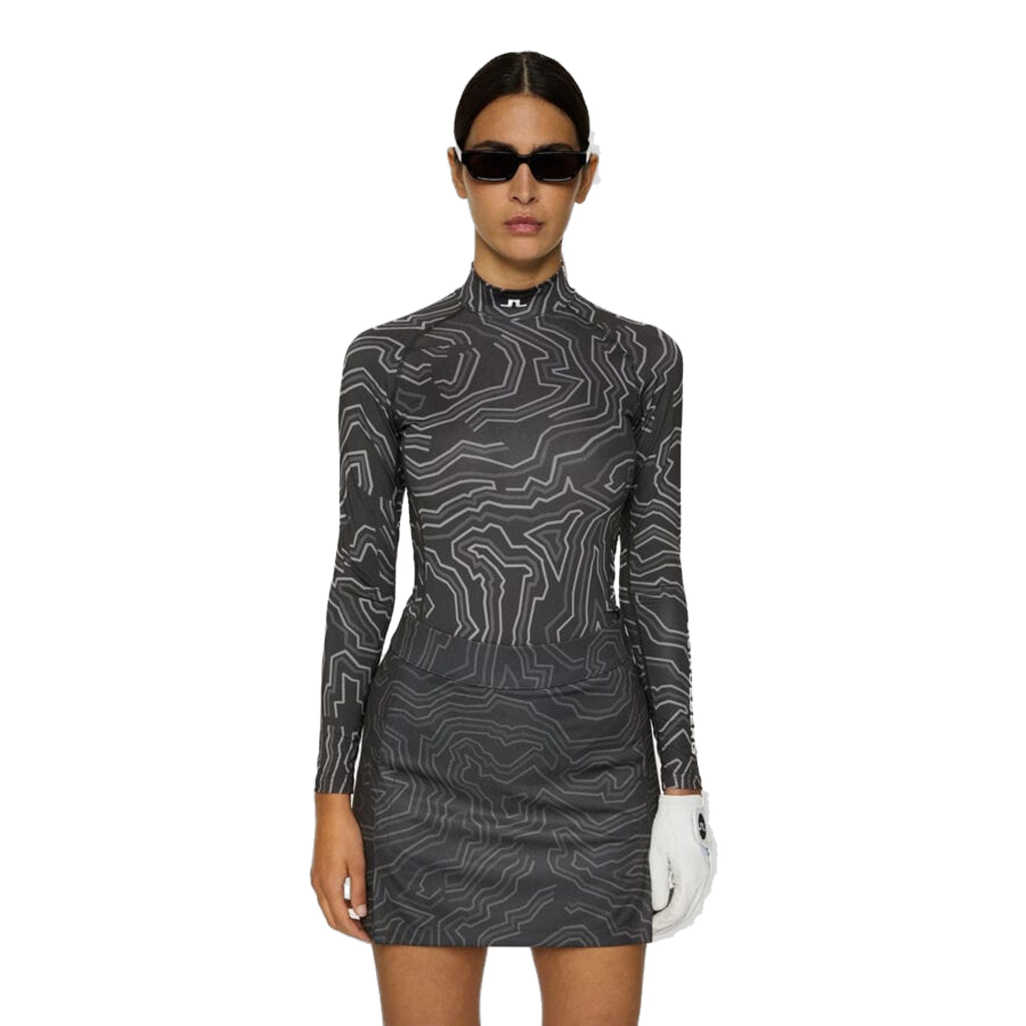 J. Lindeberg Ella Print Compression Top Damen