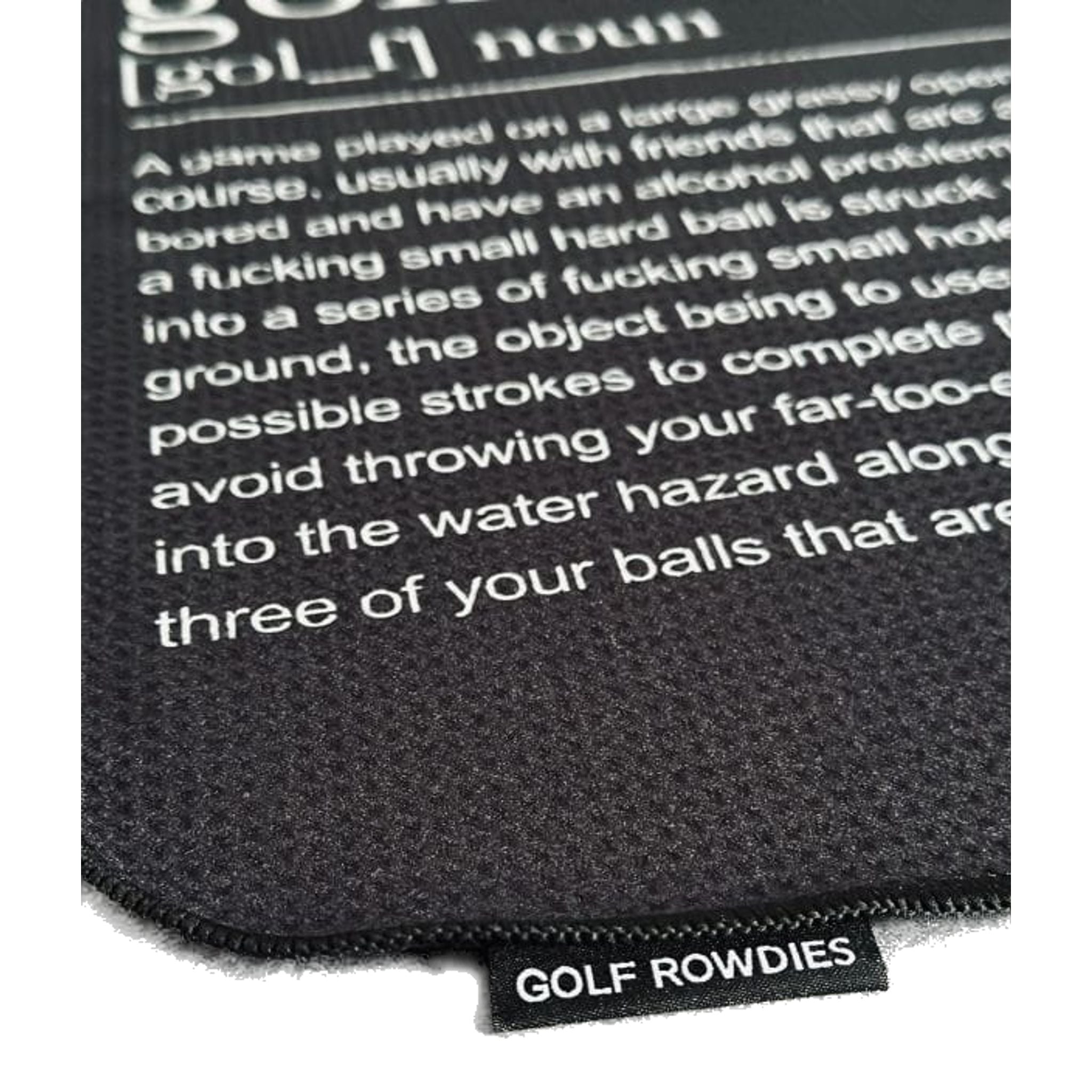 Golf Rowdies Golf Definition Schlägertücher